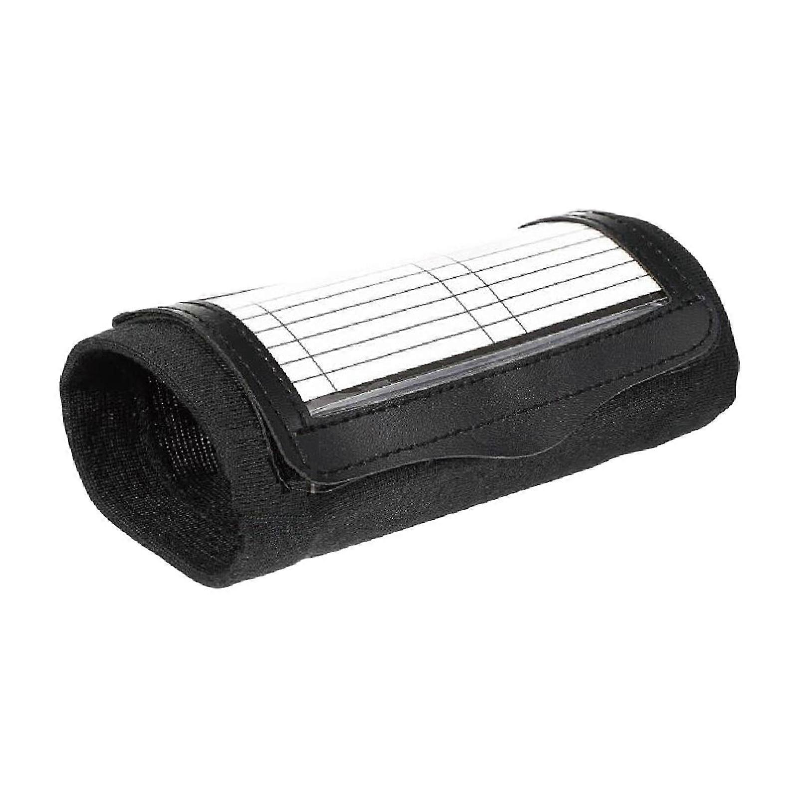 Playbook Wristband for Coach Bracer Wrist Band for Match Baseball Softball Signs Black