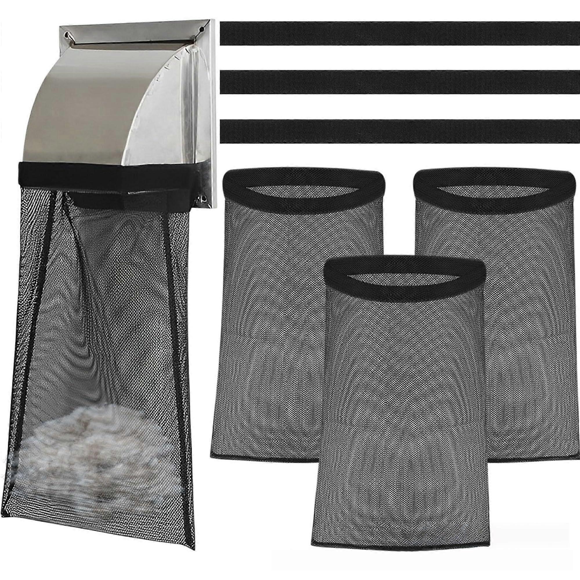 Dryer Exhaust Lint Collectors 3 Pack Lint Dust Bags With Adhesive Strips Easy Change Filter For Laundry Rooms