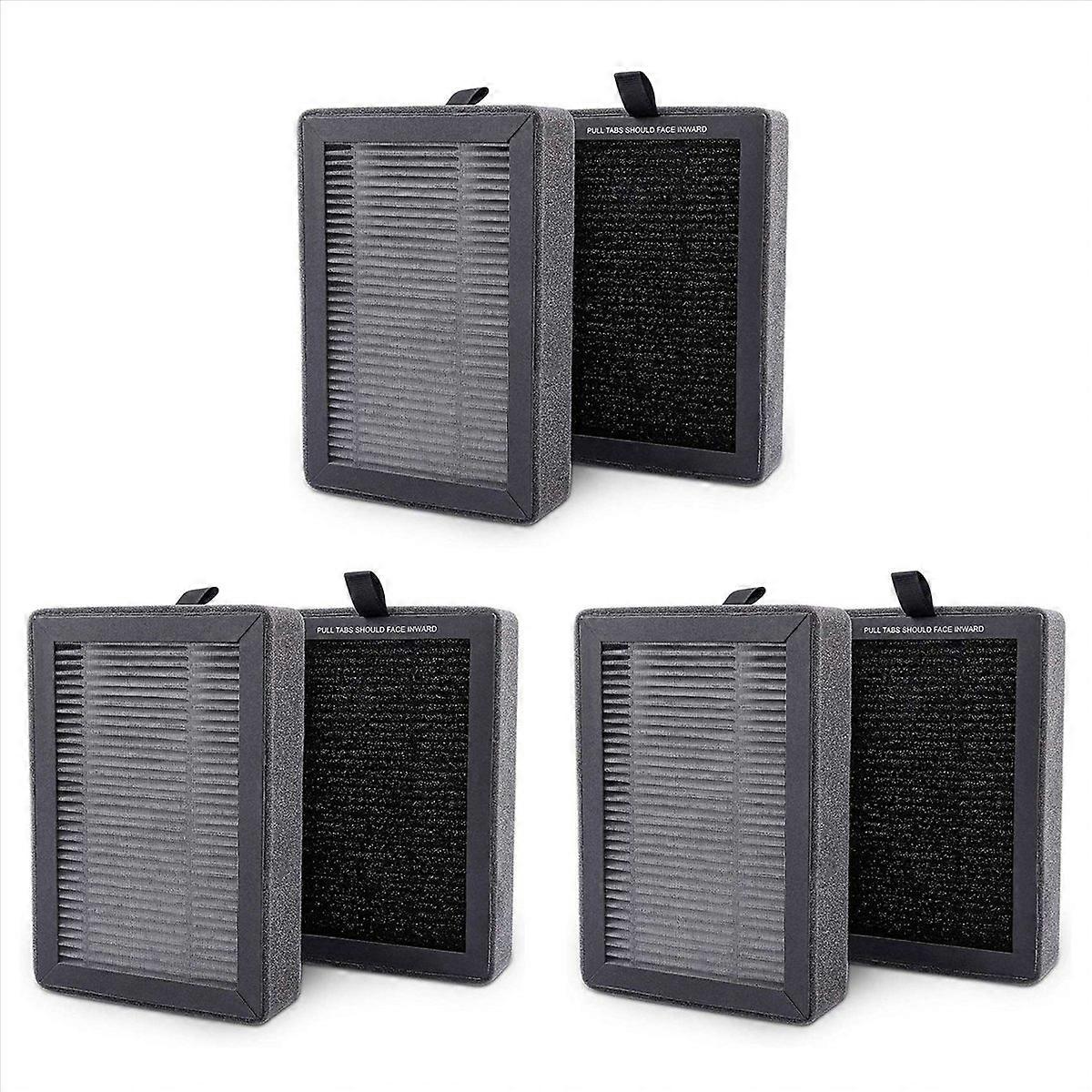 -H128 Replacement Filter Compatible for -H128 Air Purifier, -H128 H13 True HEPA Replacement Filter 6