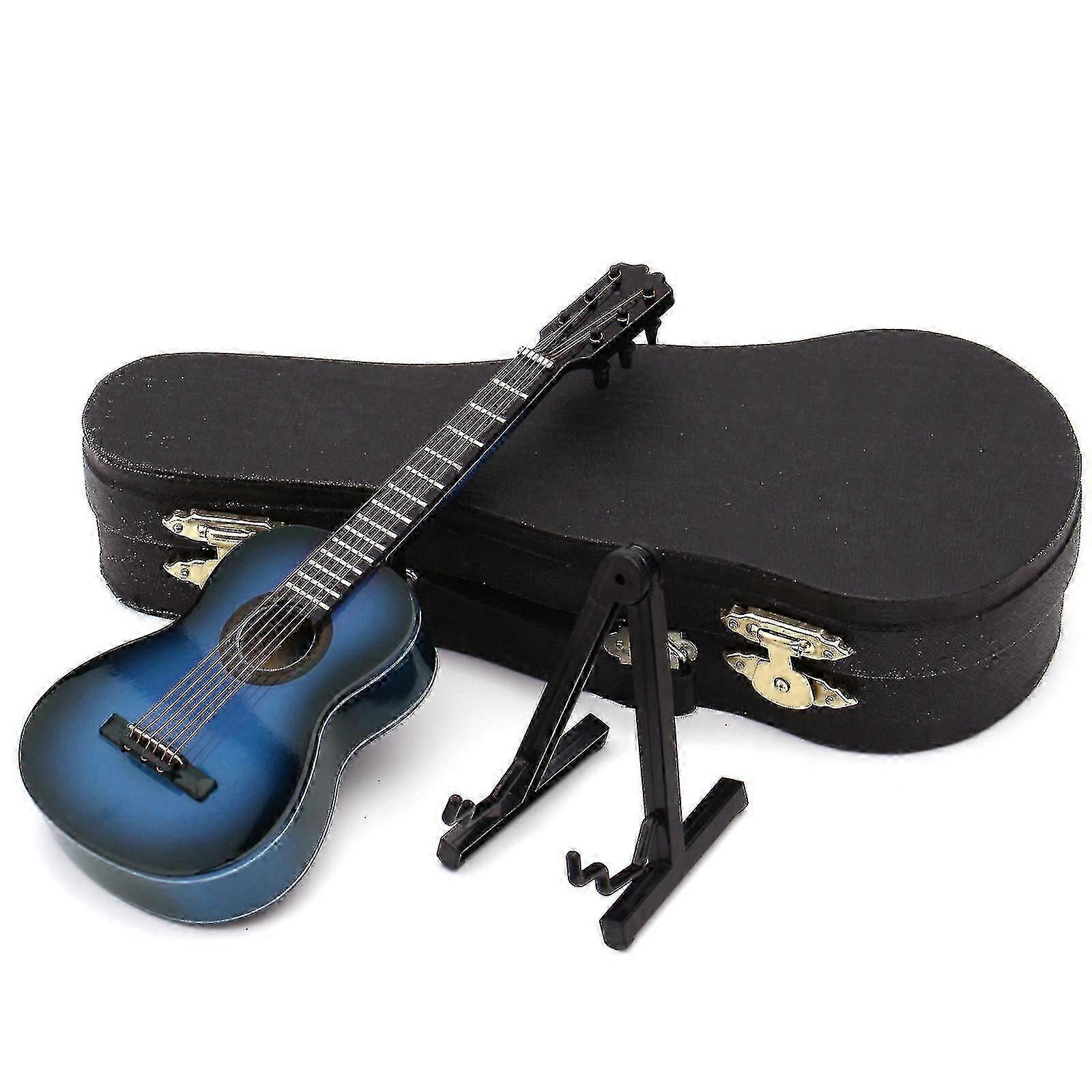Okrasná miniatúrna replika gitár Mini klasická gitara / elektrická gitara Model Holiday Ornament