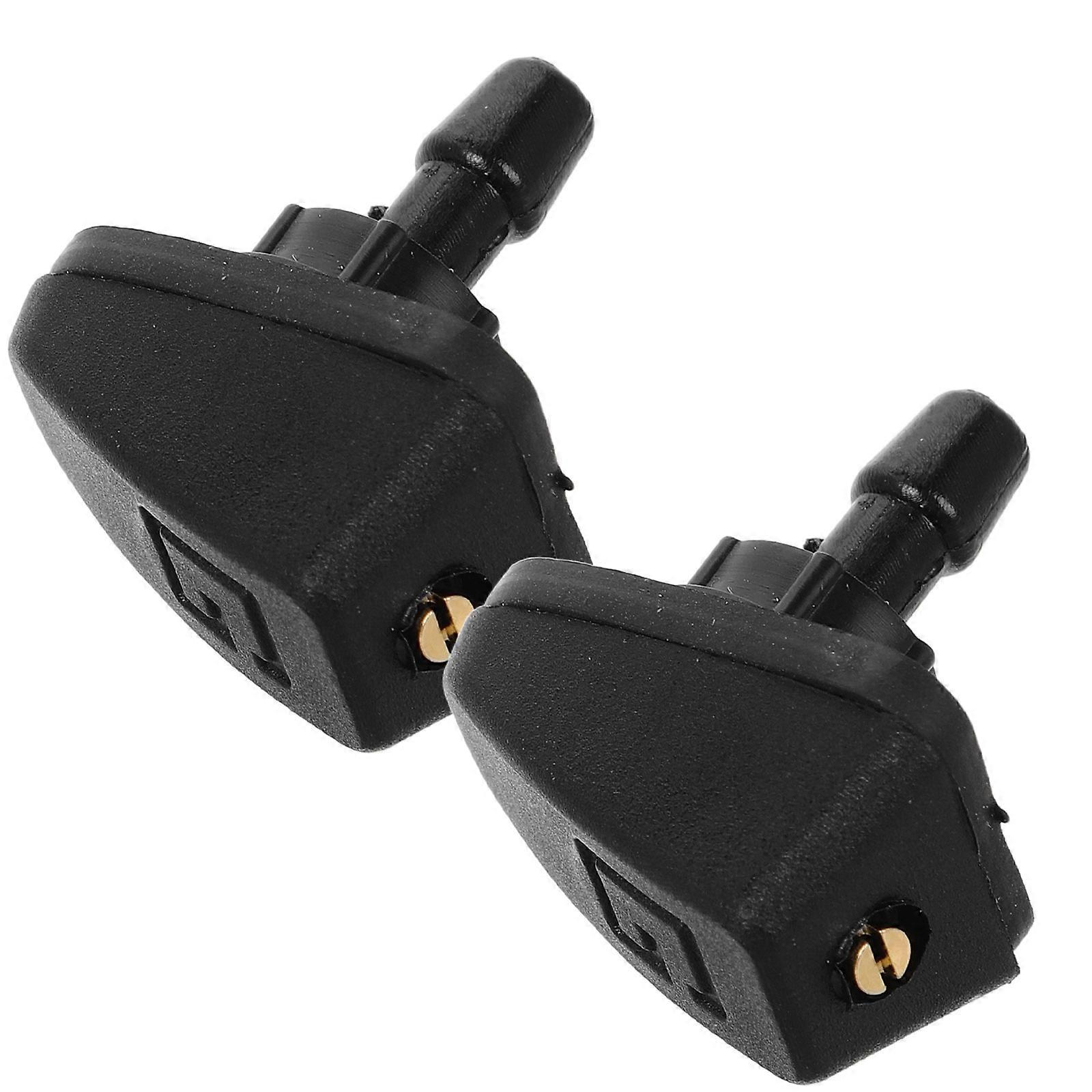 Universal Washer Spray Nozzle Kit For Vehicle Windshield Cleaning 6 Pcs Durable Fan Shaped Nozzle For DIY Users