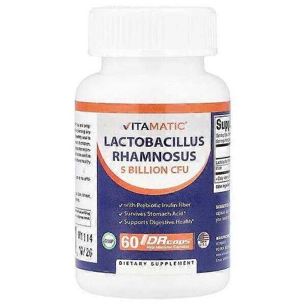 Vitamatic, Lactobacillus Rhamnosus, 60 DRcapsÃÂÃÂÃÂÃÂ® Hypromellose Capsules