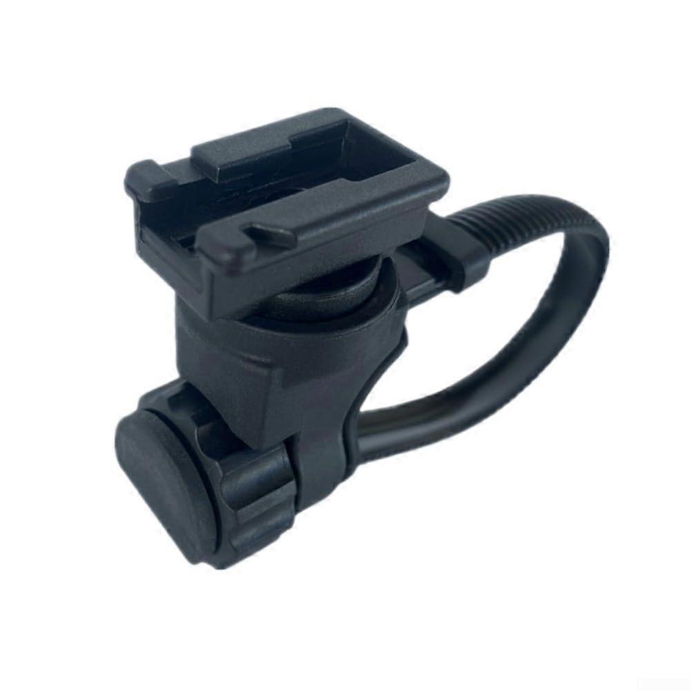 Bicycle Front Light Mount Bracket 2232mm Adjustable Handlebar Clamp Compatible with Cateye Lights ABS Tool Installation