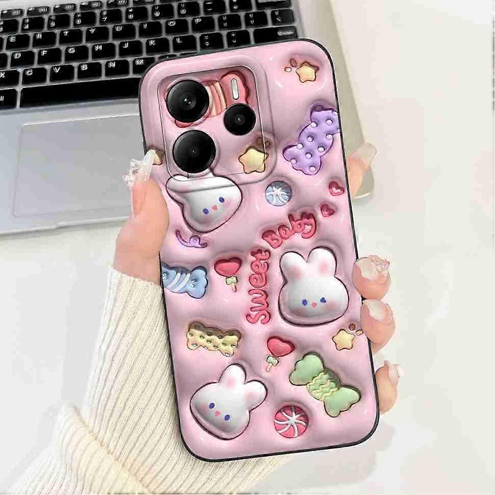 For Xiaomi Redmi Note 14 5G Case Panda Pattern Cover Soft Silicone Phone Case For Redmi Note 14 Note14 5G Fundas 6.67"