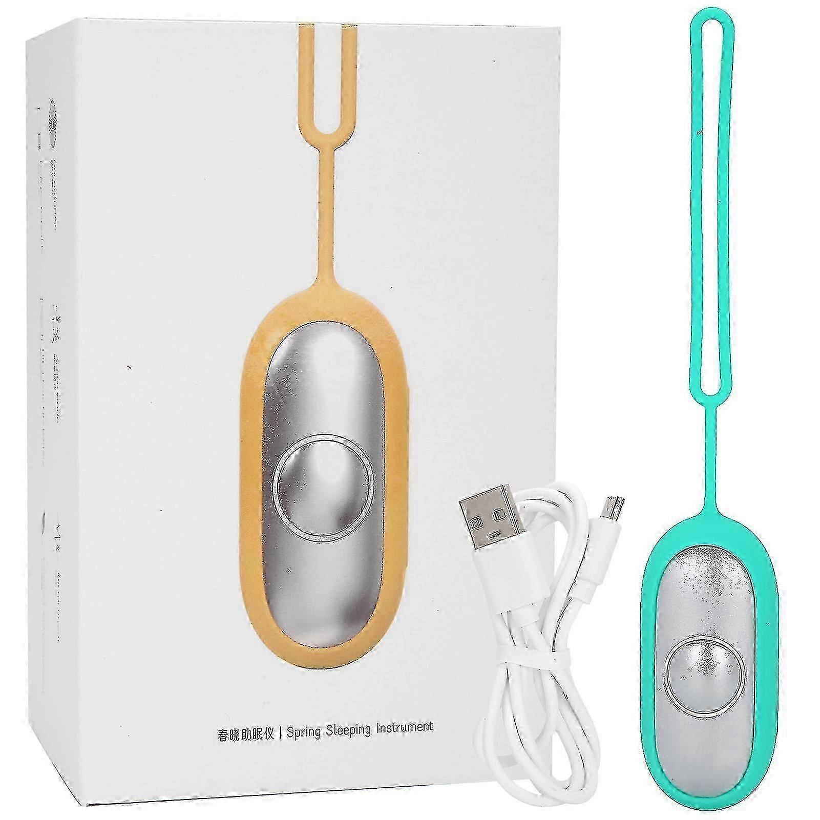 Microcurrent Anxiety Relief Sleep Aid Device - Cyan (usb Charging) Cs