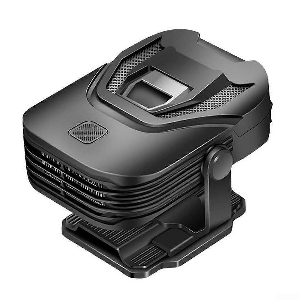 12V Vehicle Heater And Defroster 150W For Fast Windshield Demisting In Cold Weather Black Silver