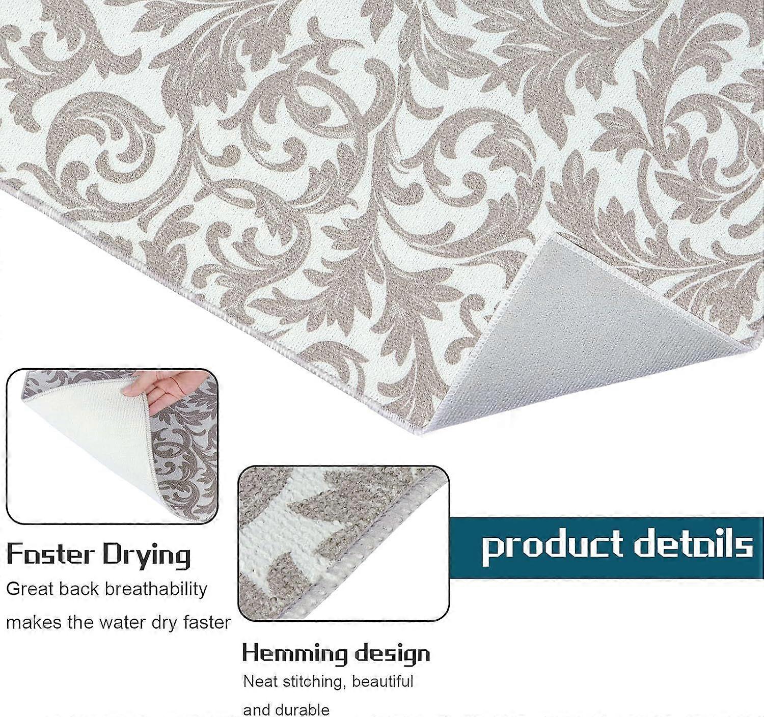 Dish Drying Mat, Quick-Drying Dish Drainer Board Mat for Kitchen, 3pcs