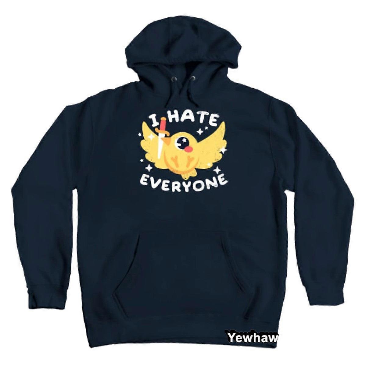 Bird I Hate Everyone Hoodie