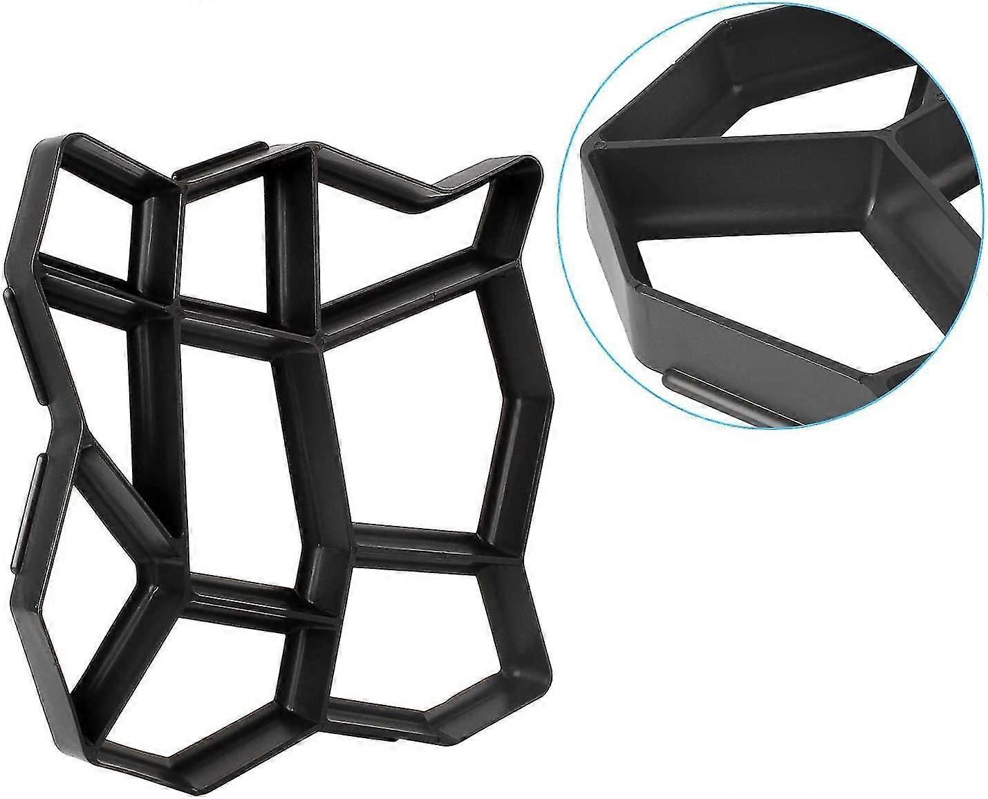 Walkway Mold Paving Stone Paving Mold Paver Casting Walkway/stepping Stone Formwork Mould, 42.5 X 42