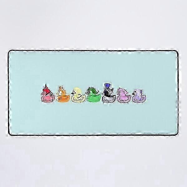 A NEW Inside every duck is a rainbow Desk Mat