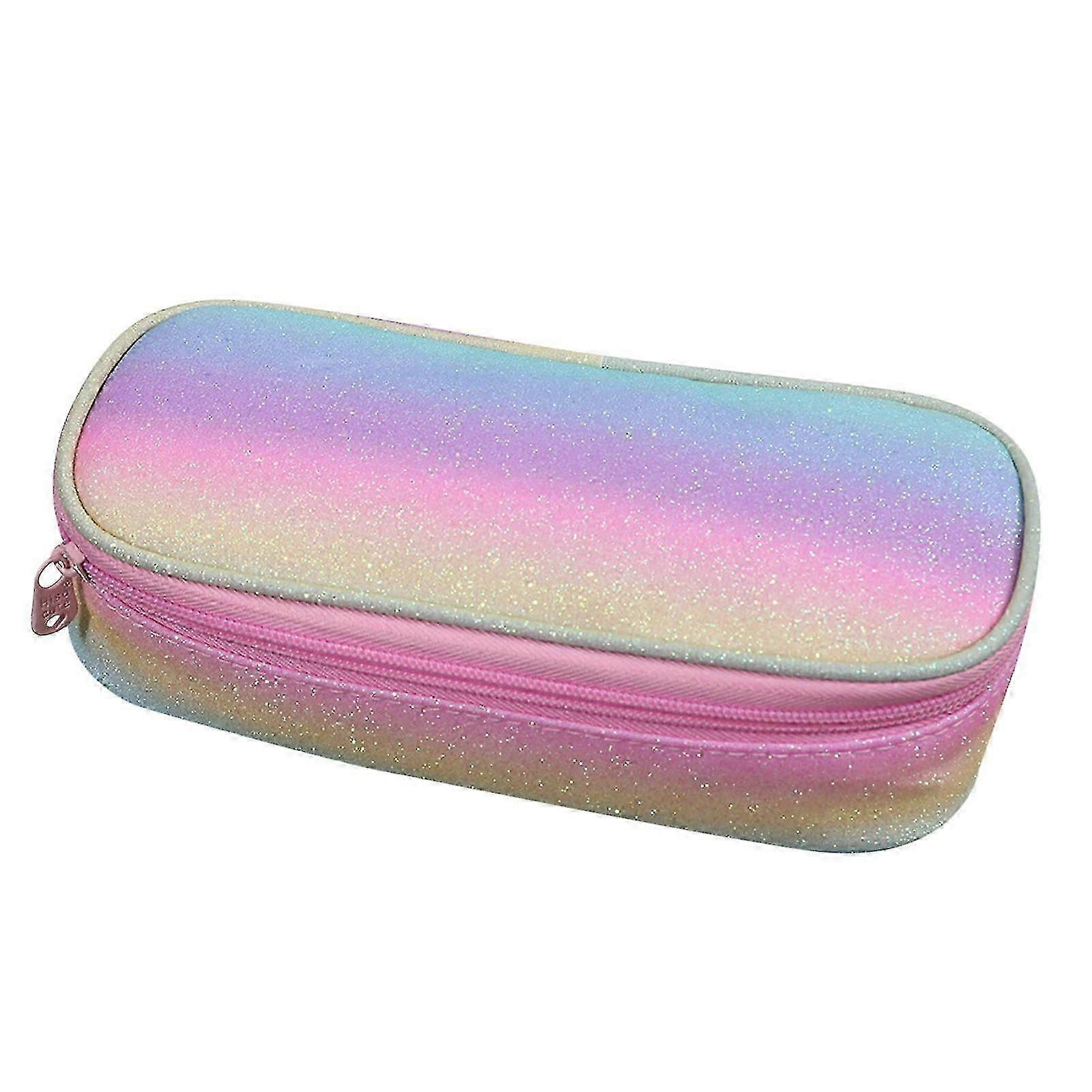 School Multifunctional Portable Canvas Large Capacity Pencil Case