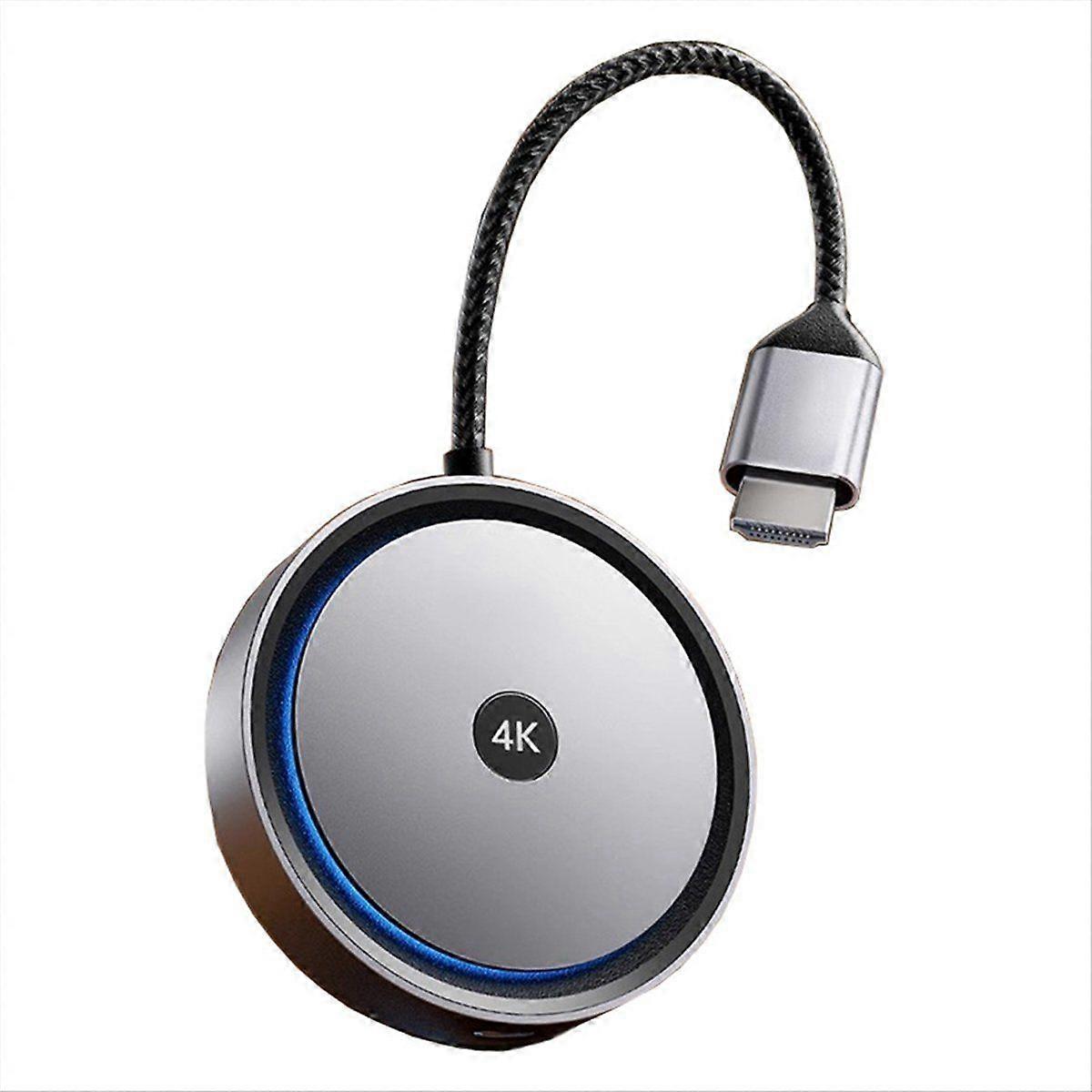 4K Wireless Screen Projector Phone Computer Connected to TV with the Same Screen Artifact -Compatib