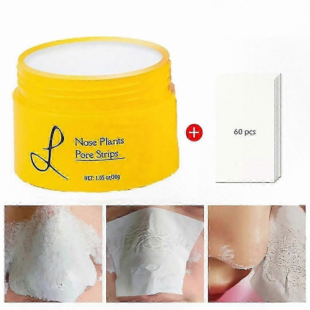 Deep Cleansing Pore Purifying Strips and Mask, 1/2 Pieces for Blackhead Removal Solution