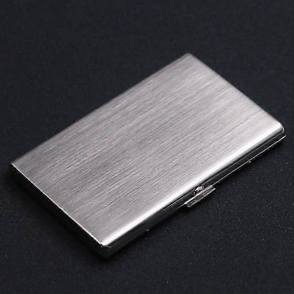 Steel cigarette case for travel - compact metal storage solution