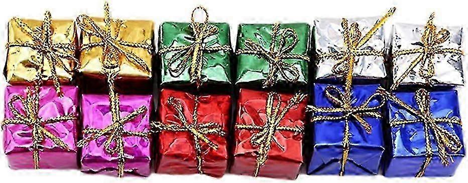 Assorted Color Shiny Metallic Foil Tiny Cubes For Party Diy Crafts, Miniature Foil Wrapped Boxes Add A Playful Touch To Your Birthday