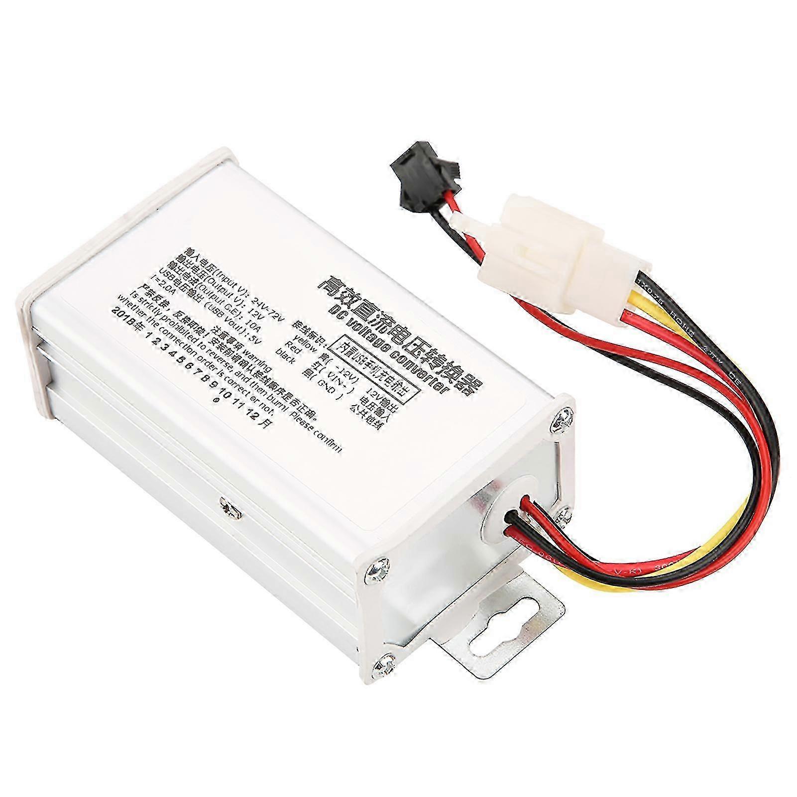 DC Converter Step Down Power Supply Module 24V?72V to 12V10A &amp; USB Output 5V2A