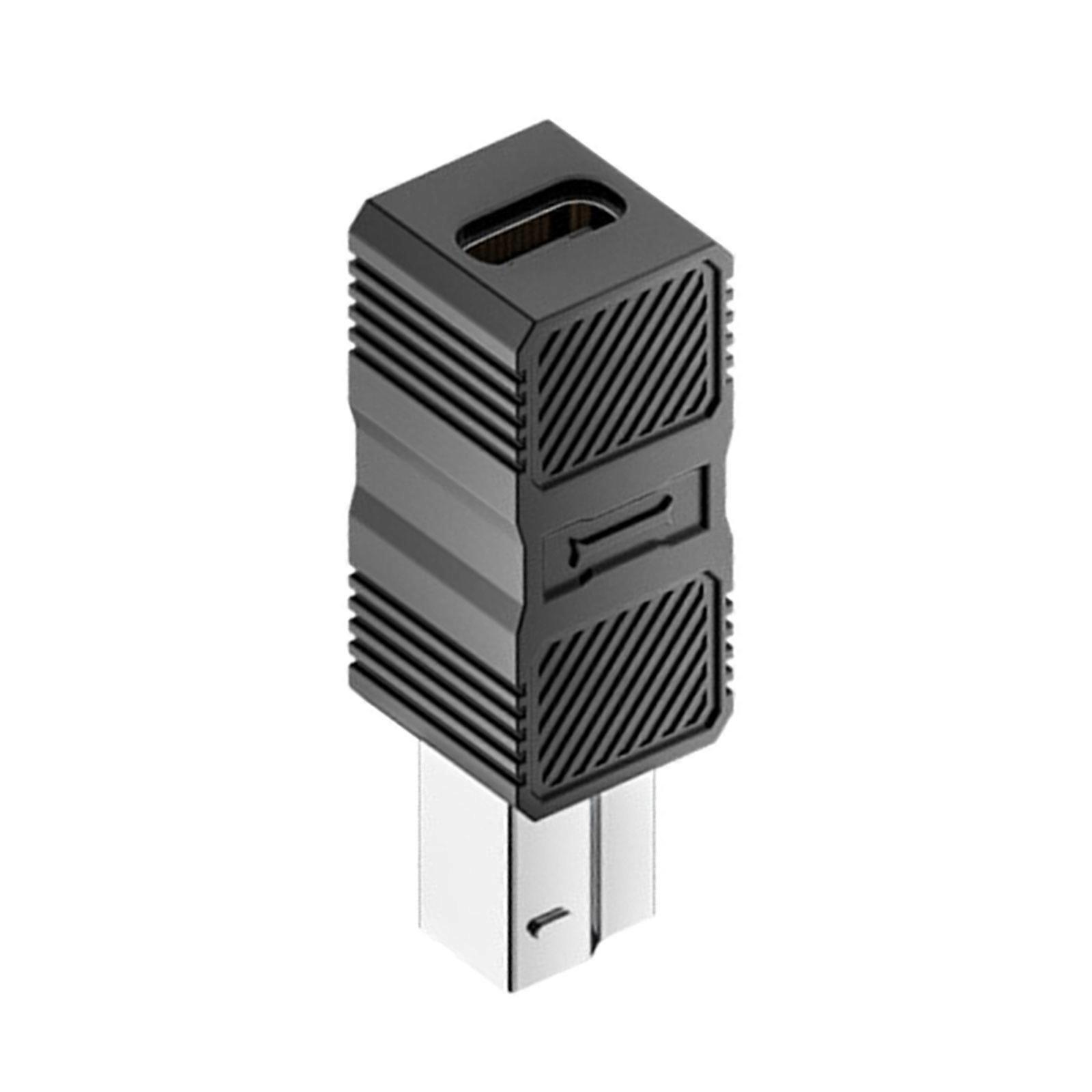 Professional USB B USB3.0 Adapter Data Transmission Fast Charging USB B to USB/Type C Converter Printer Connector Multicolor