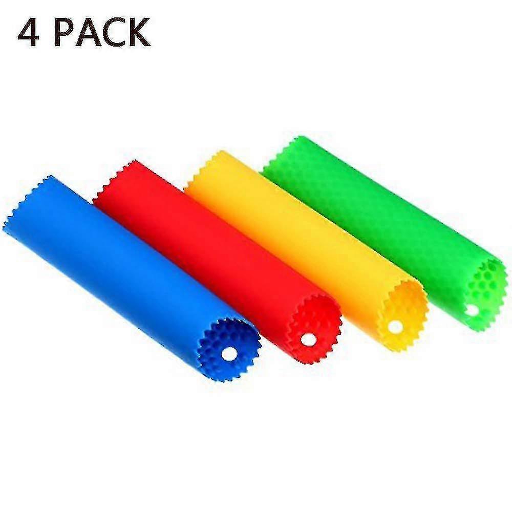 4 Pcs Garlic Press Silicone Roller Peeling Tube - Easy & Efficient New Arrival