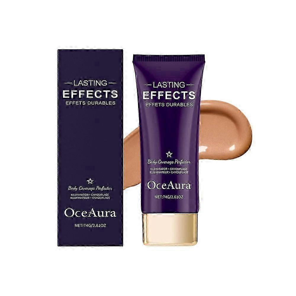 Beauty Body Coverage Perfector with Brush,2-in-1 Body Camouflage and Illuminator