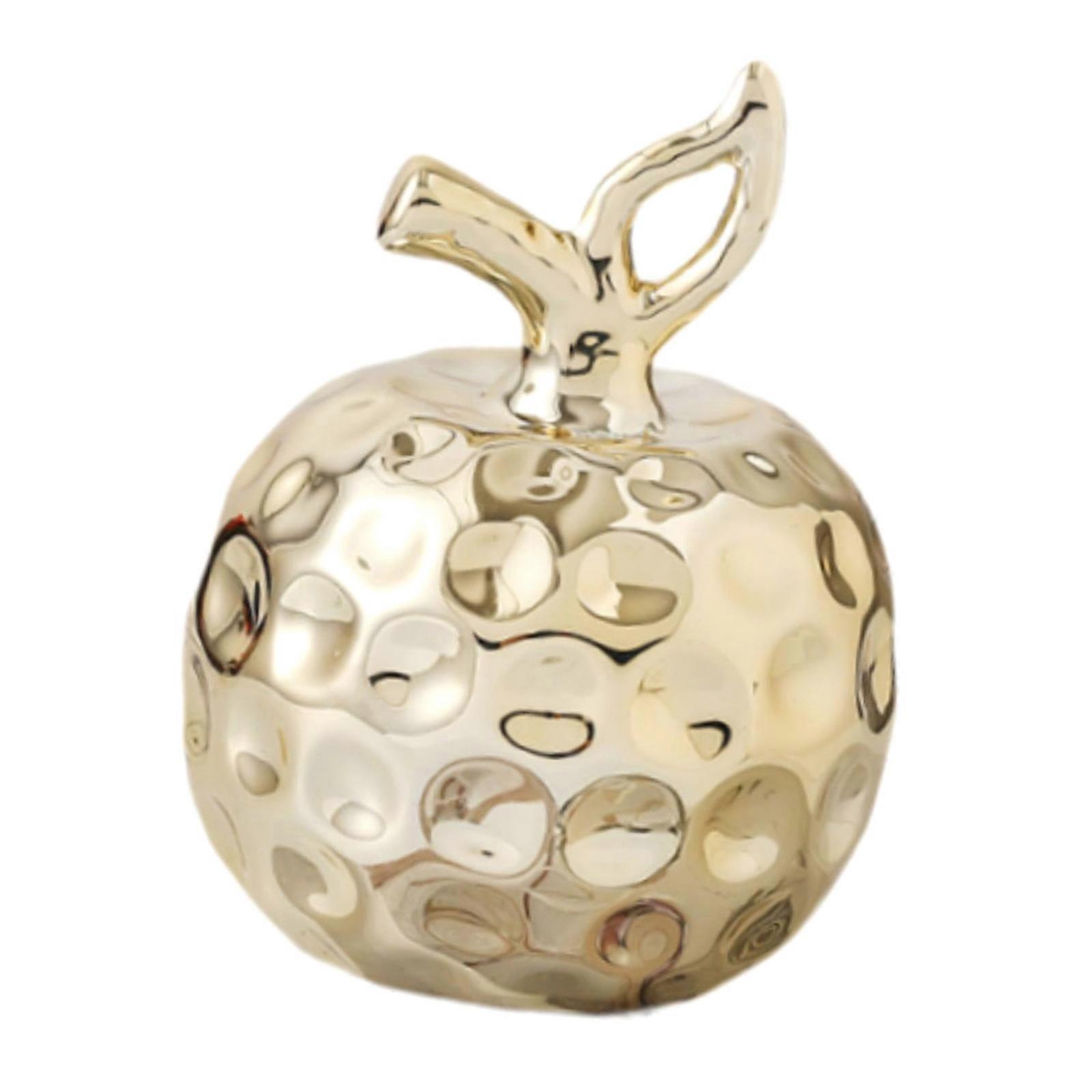 Pear Formed Porcelain Fruit Sculpture Portable Decorative Object Suitable for Apartments Studios Multicolor