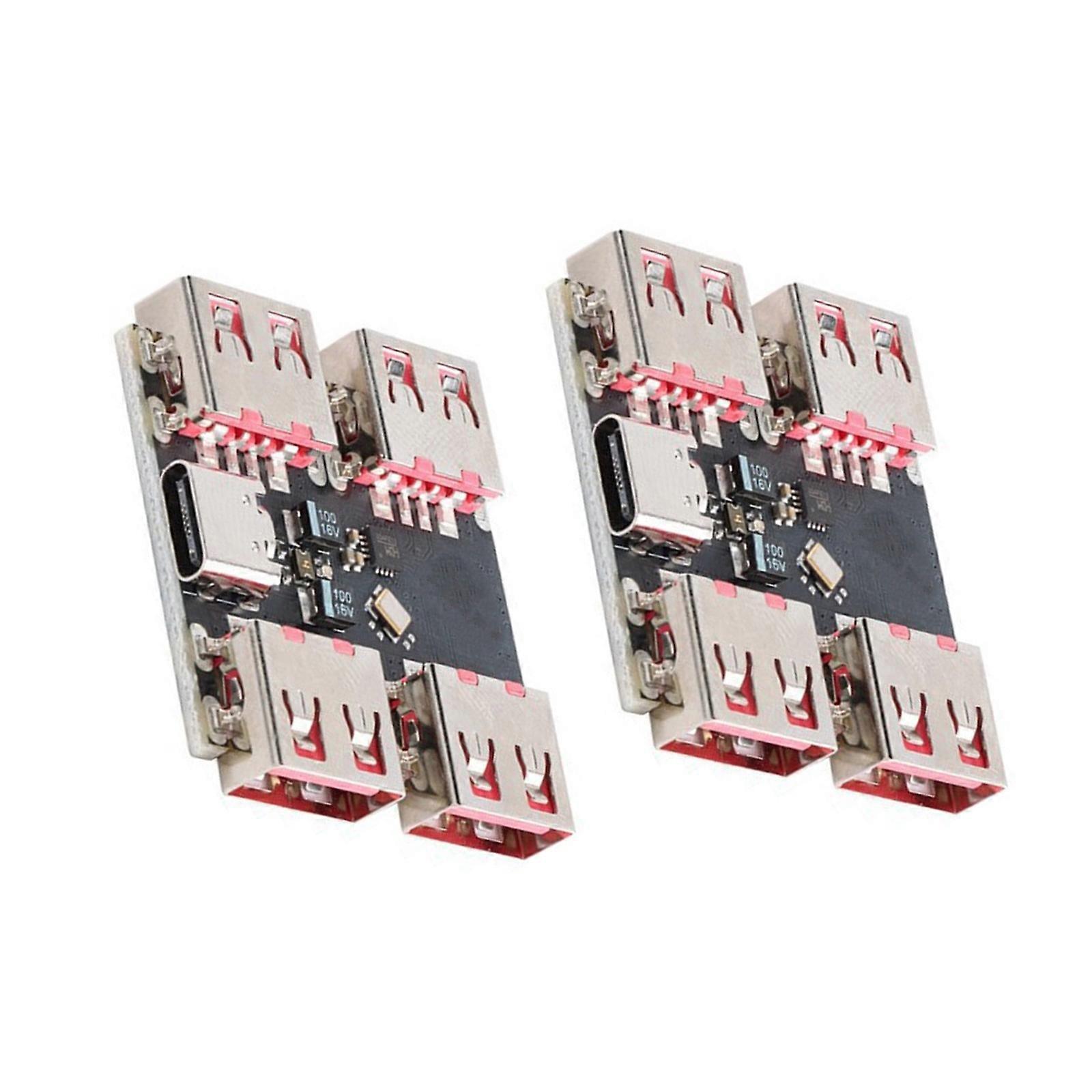 Universals USB C Expander Hubs 4 Port Design Plugs Play Function Future Proof Customization Option Multicolor