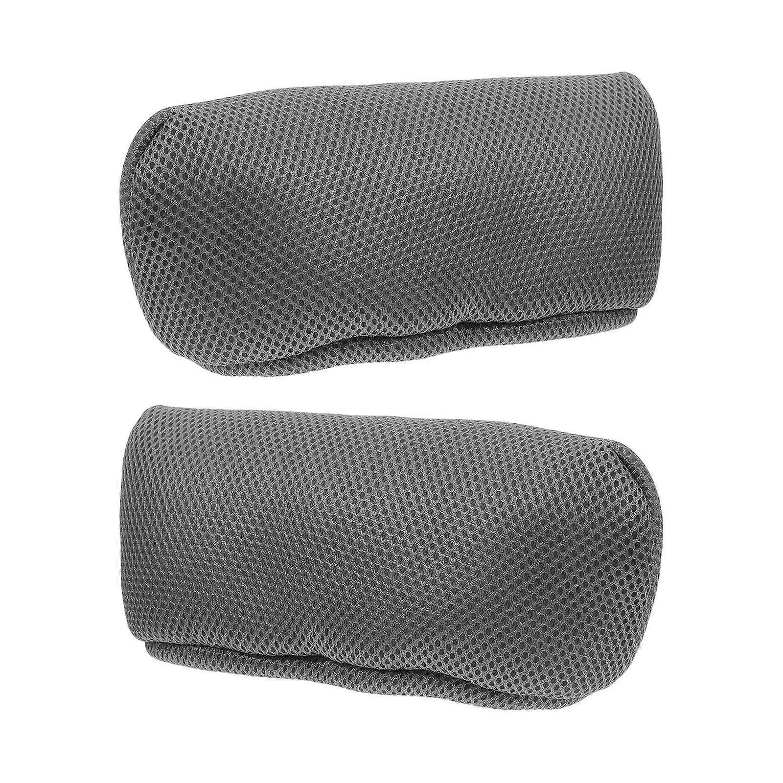 Breathable Underarm Pad Crutch Covers for Comfortable Use 1Pair Grey