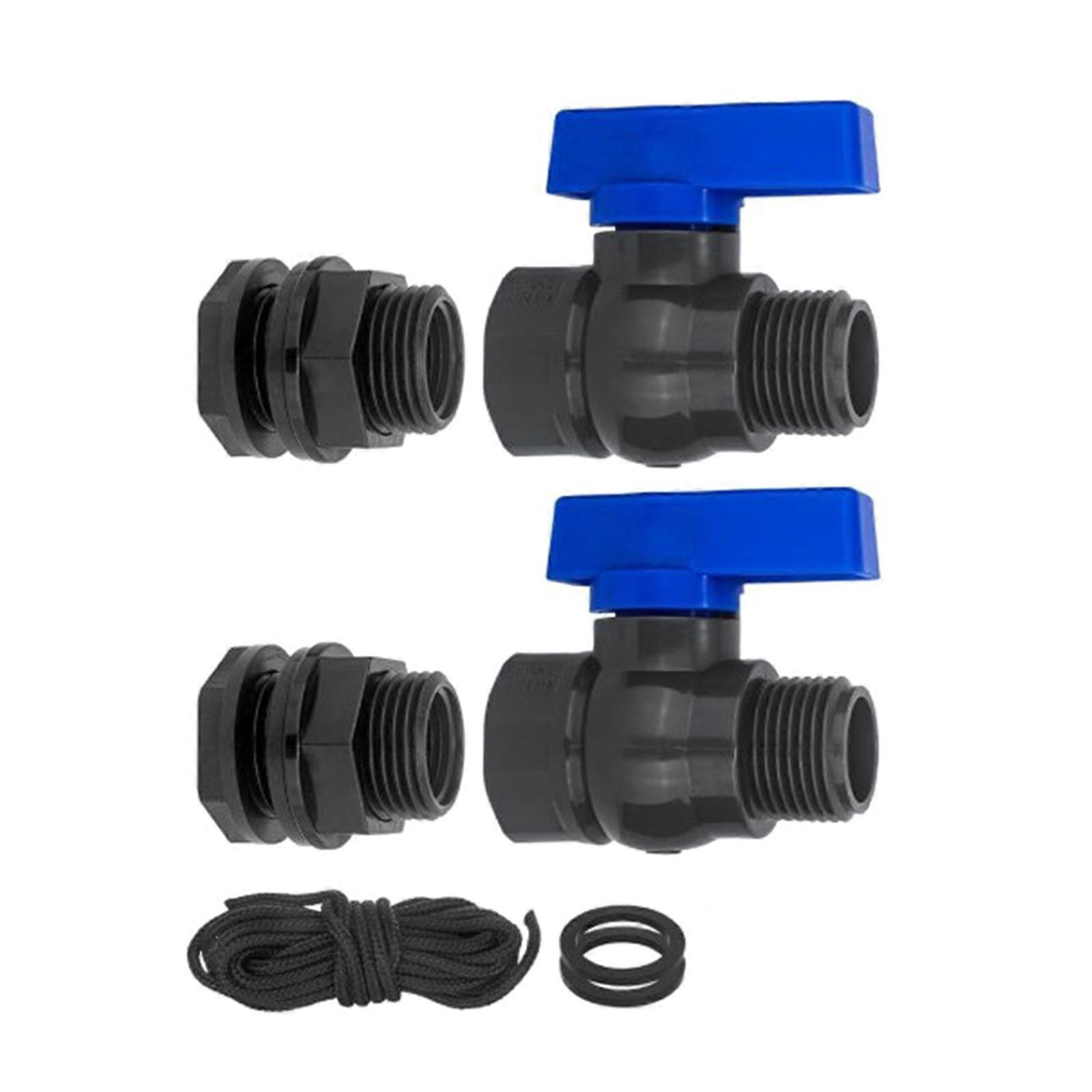 Rainwater Harvesting Valves Featuring Quickly Install Wall Adapters and Reinforced Anti Leak Component Multicolor