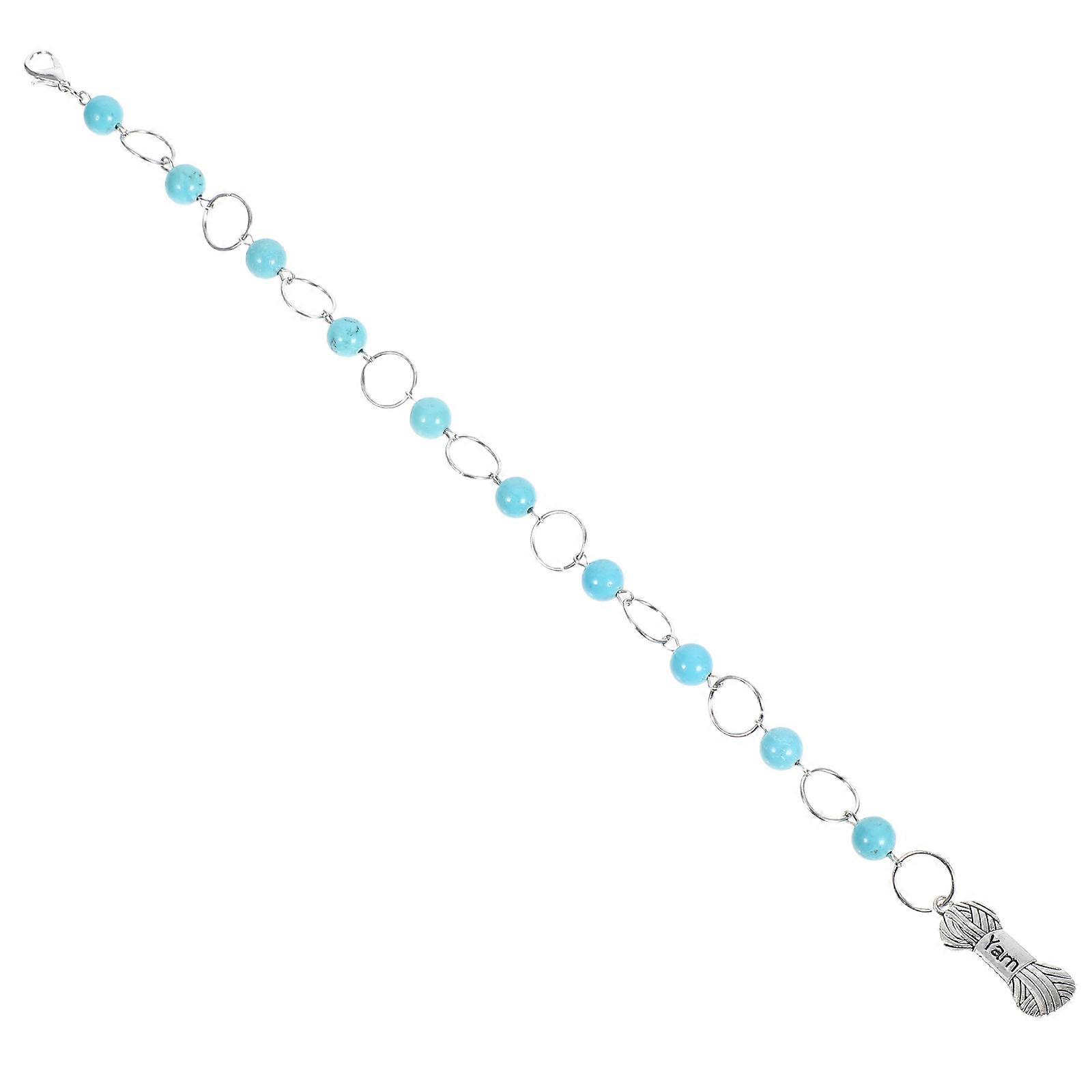 Convenient Stitch Marker With Beads Chain Design Suitable For Experienced Knitters 29X1.20X0.80CM 1Pack