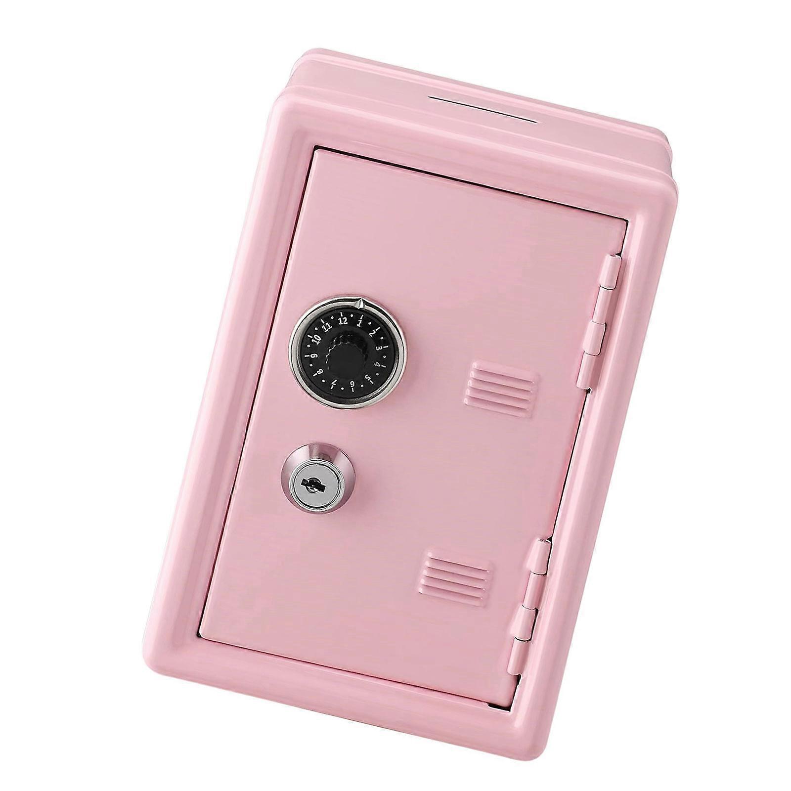 Tiny Rose Metal Storage Container with Code Hook for Jewelry Tokens and Possessions Security Option Multicolor