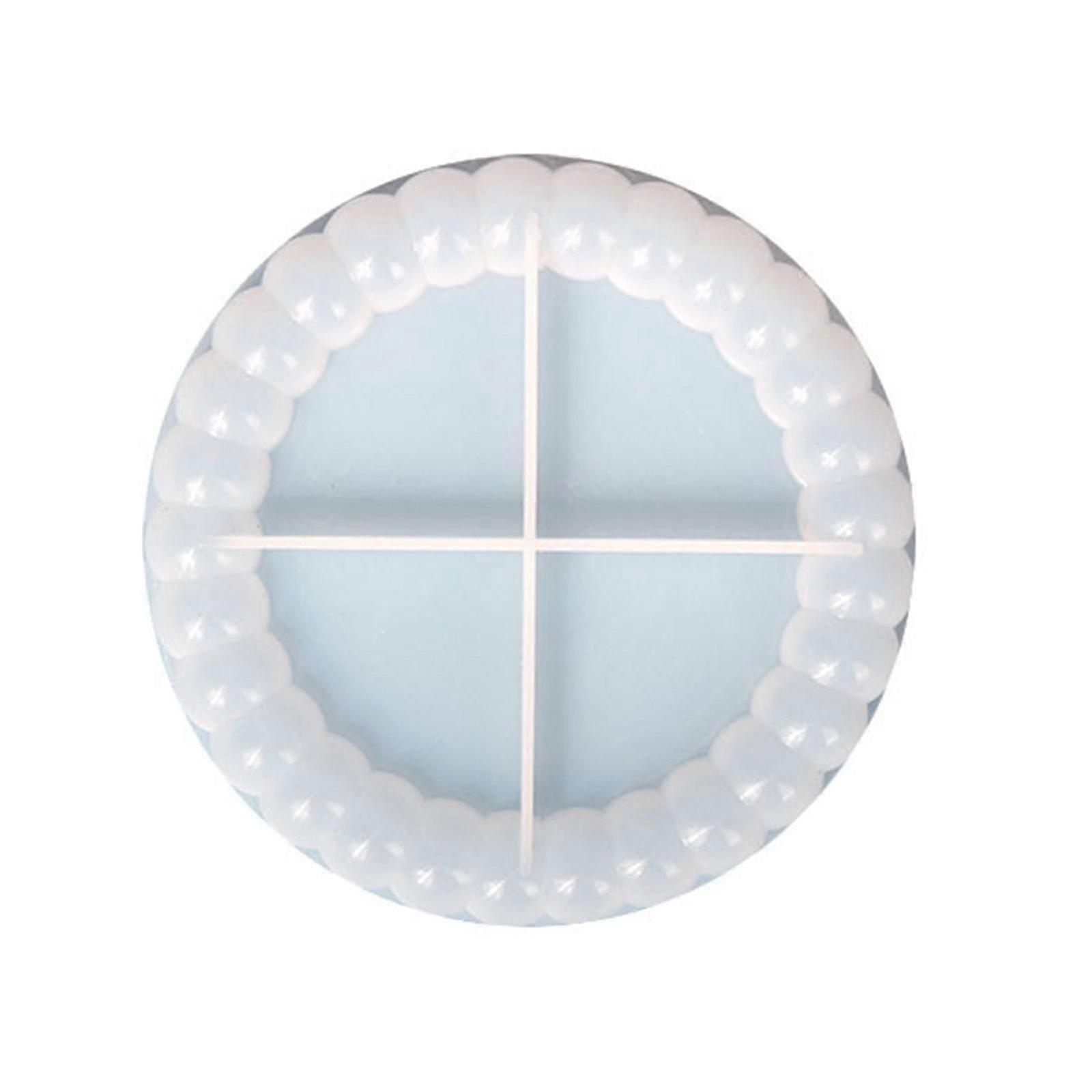 Coaster Mold For Resin Casting Silicone Coaster Mold Round Bubble Spill Proof