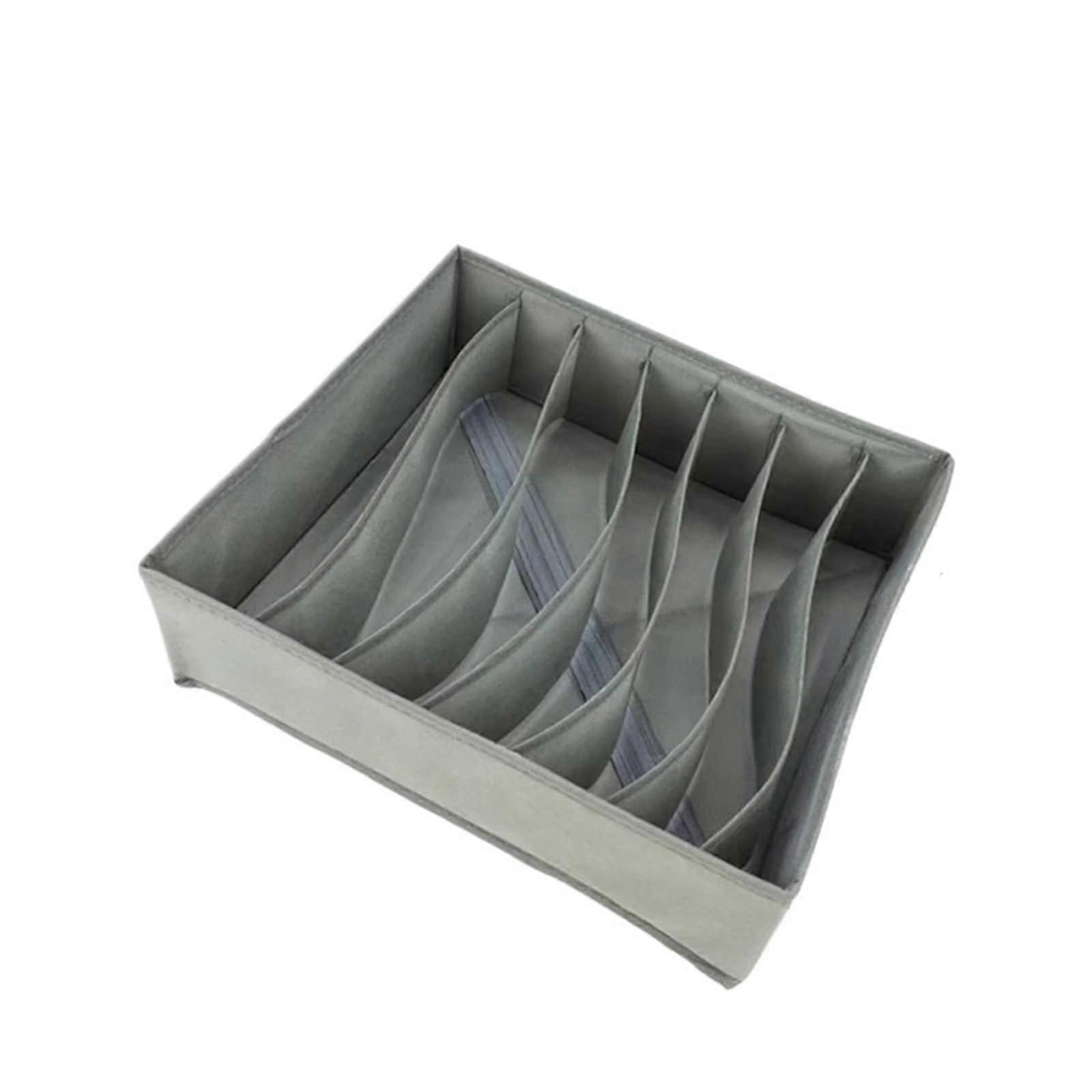 Clothes Storage Box Organizer for Underwear, Socks, Bras, Wardrobe Drawer Divider (Multi)
