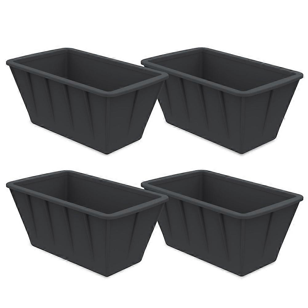 Extra Large Ice-Cube Molds 4Pack Silicone Ice Block Molds for Ice Plunge Tub, Reusable Ice-Cube Trays for Freezer Black