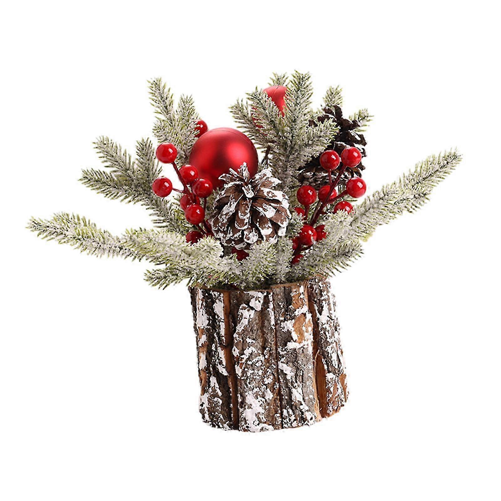 Miniature Christmas Tree for Tabletop Display and Holiday Gift