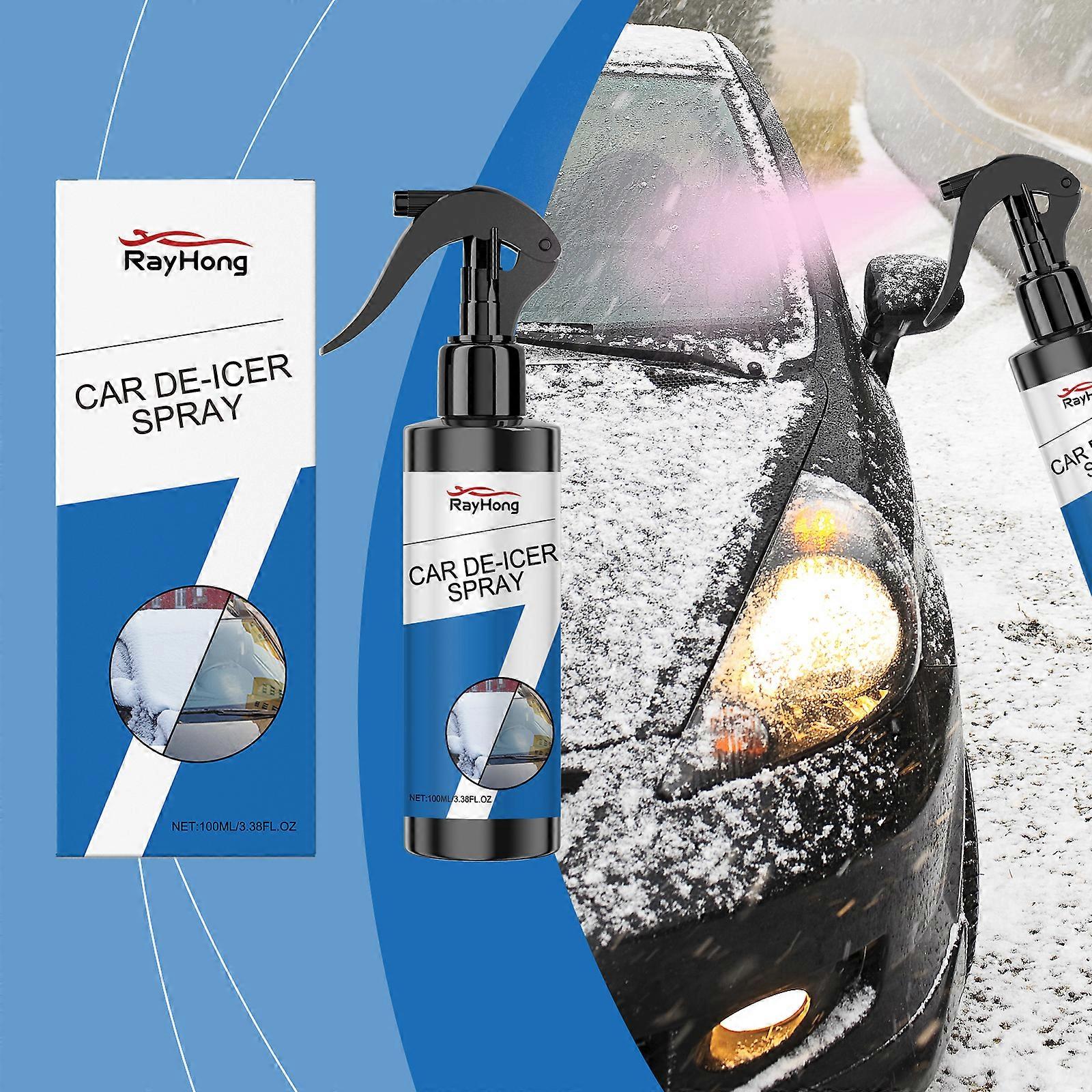 Rayhong Car De-Icer Spray, Car Windshield Windows Fast Defrosting Snow Melting Ice Spray Magic Device