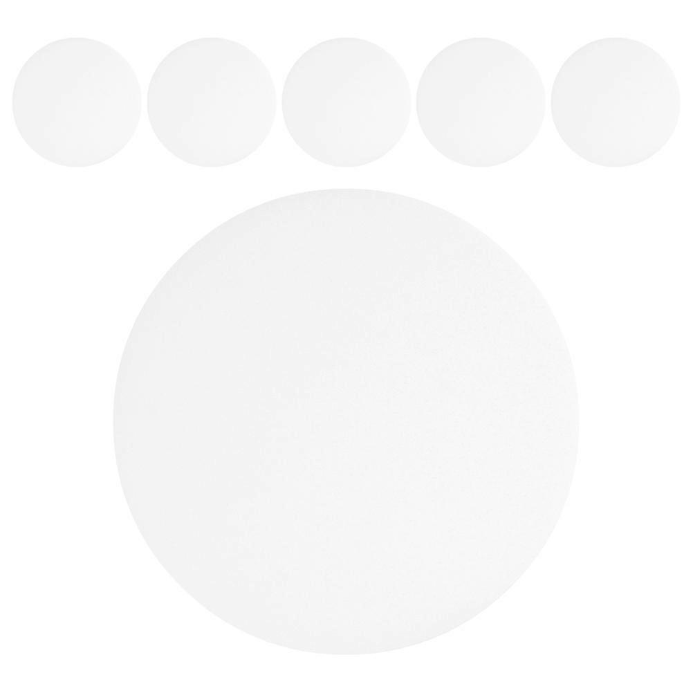 Lighting Accessory White Round Lampshade Diffuser for Drum Lampshades 6Pcs