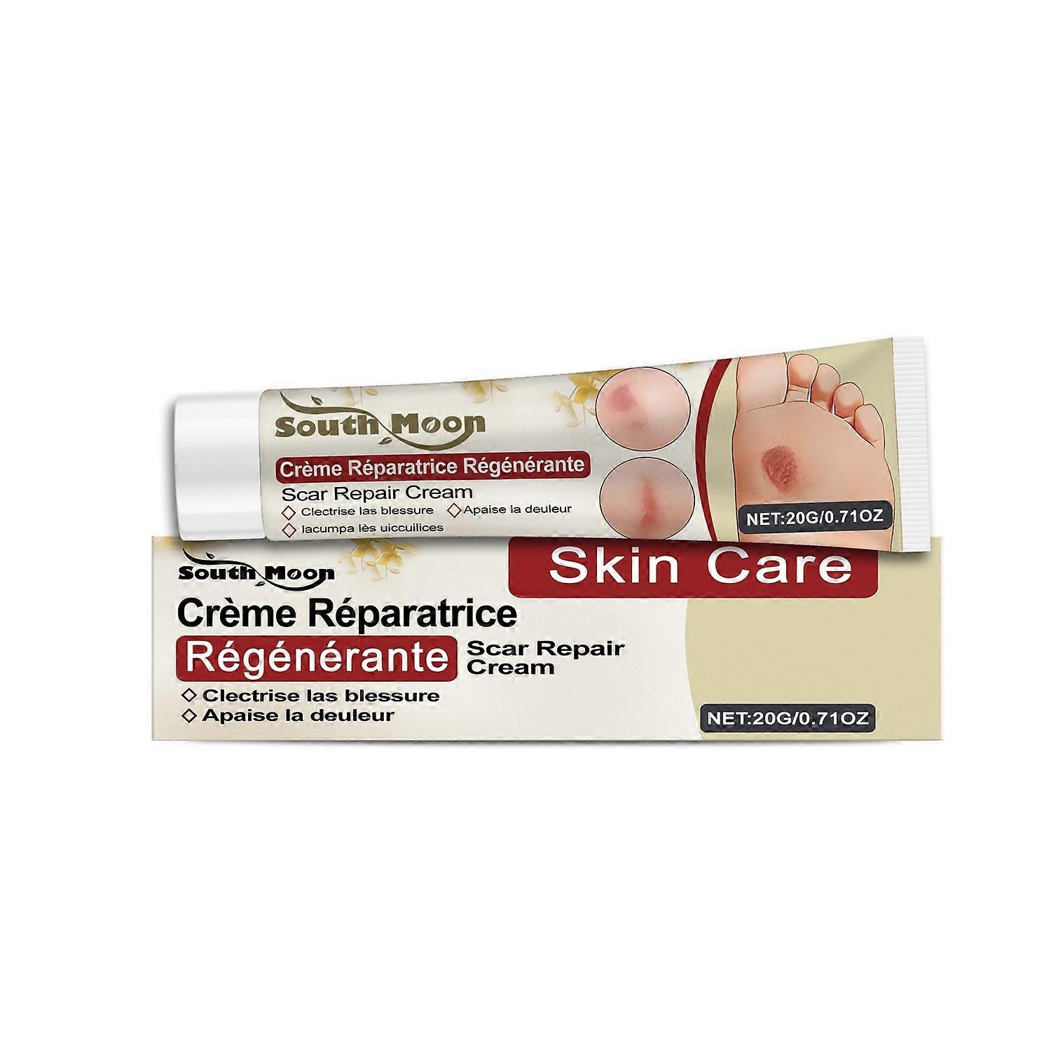 1-6 STK SOUTH MOON 20g arrgjenopprettingskrem arrbehandling for kirurgiske arr, strekkmerker, arr av