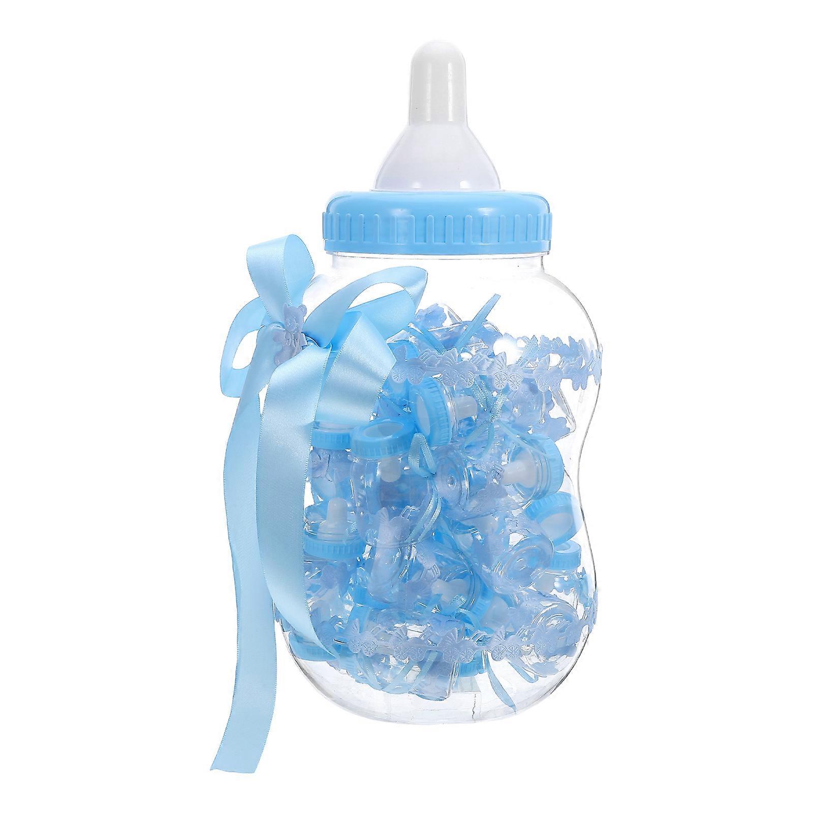 Baby Shower Candy Bottle Clear Candy Box for Storage 1Set