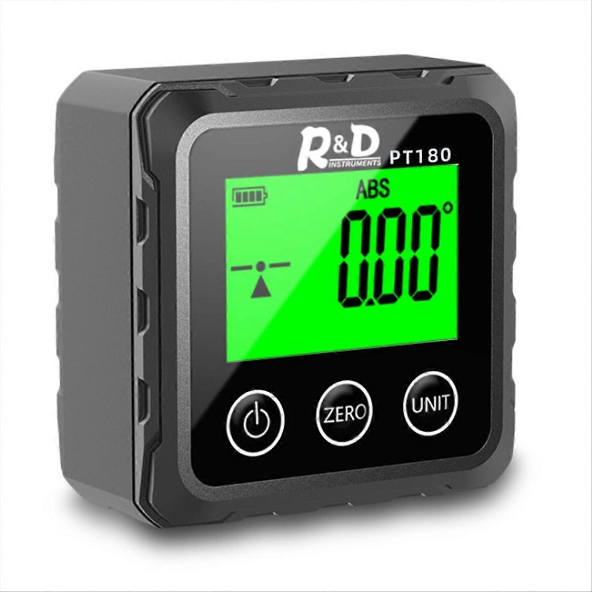 PT180 Laser Digital Protractor with Inclinometer & Level Box