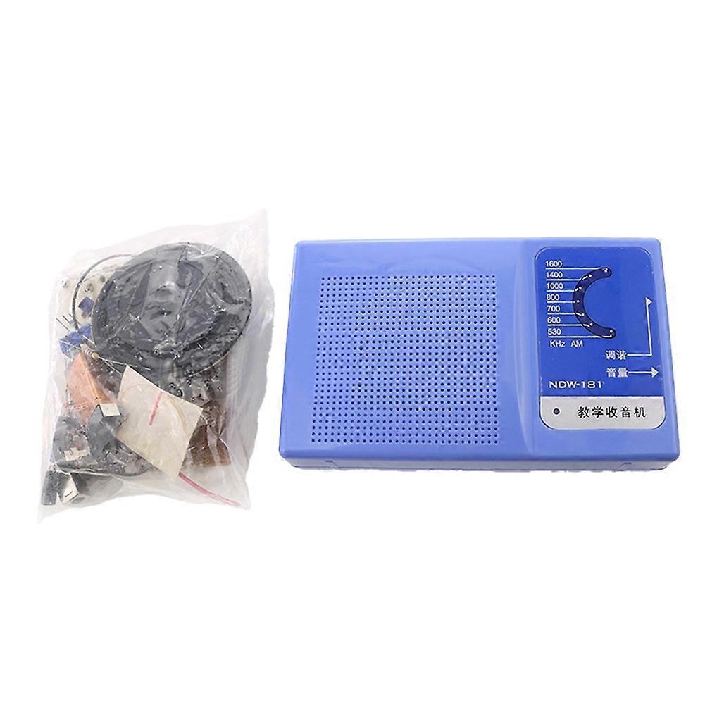 Radio-ontvanger 6 transistor schema + behuizing luidspreker DIY kit
