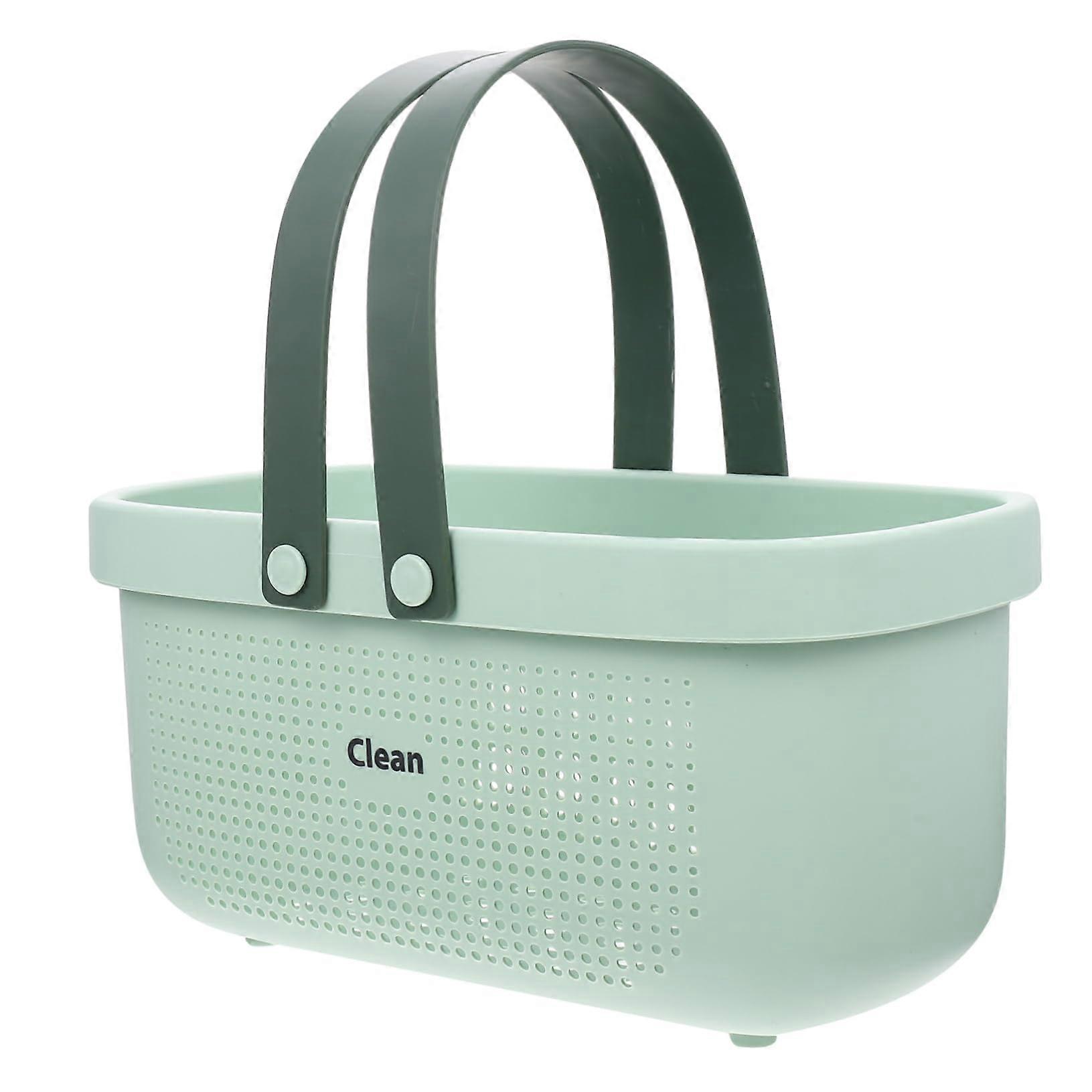 Large Capacity Shower Caddy with Handle for Bathroom Storage Basket Dorm Toiletries and Towels