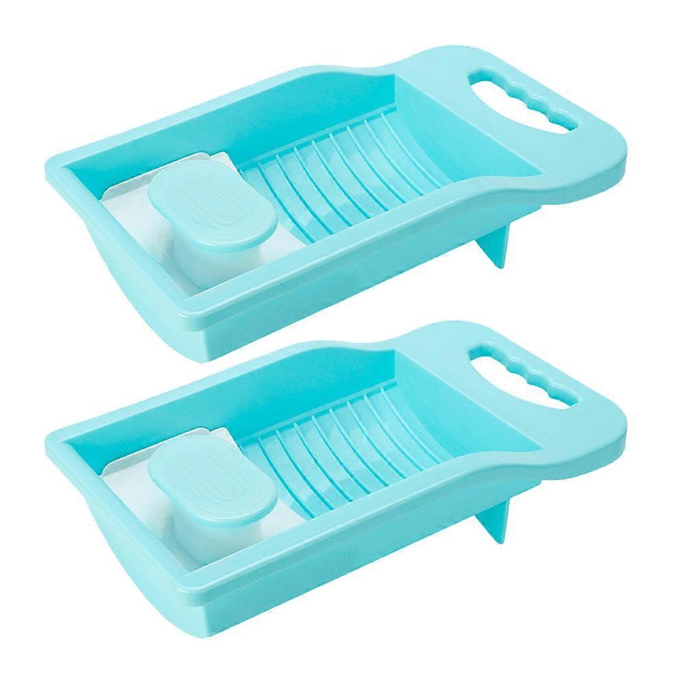 Convenient Washboard Underwear Washboard for Laundry 6Pcs Blue