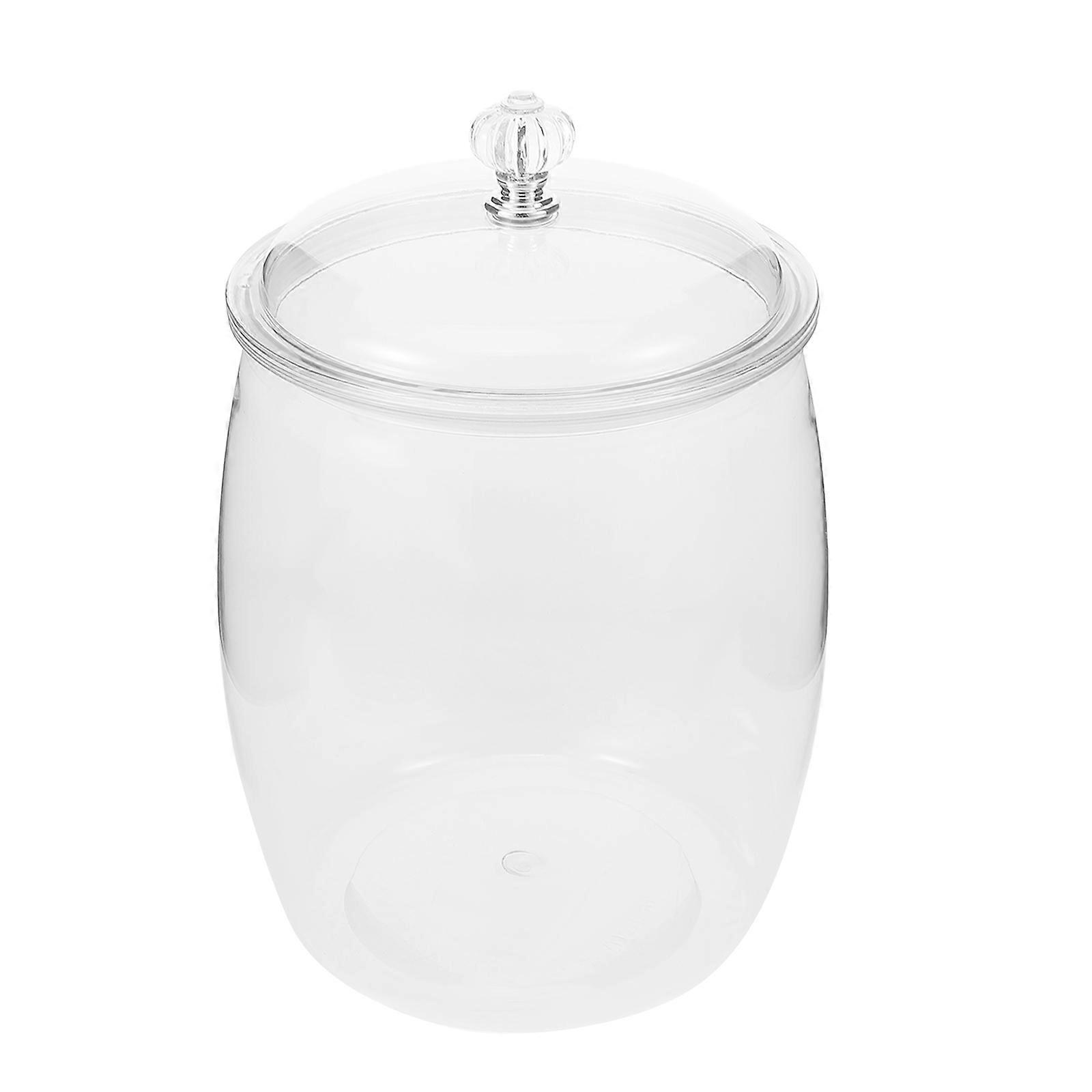 Transparent Candy Cookie Jar Plastic Container for Storage