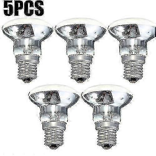 Replacement E14 R39 30W Spotlight Bulb for Lava Lamp, 5-Pack Screw-In Light