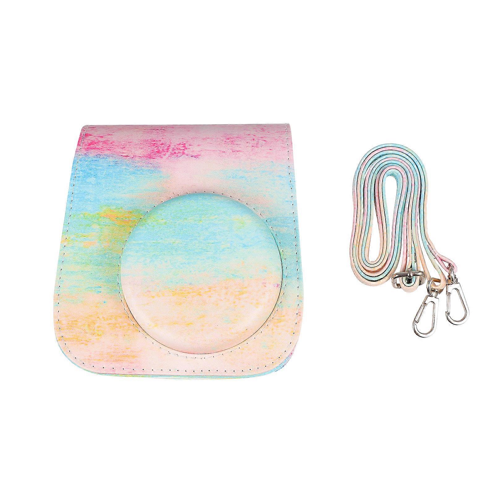 Instant Camera Case PU Bag with Removable Shoulder Strap 1Pcs Camera Protector