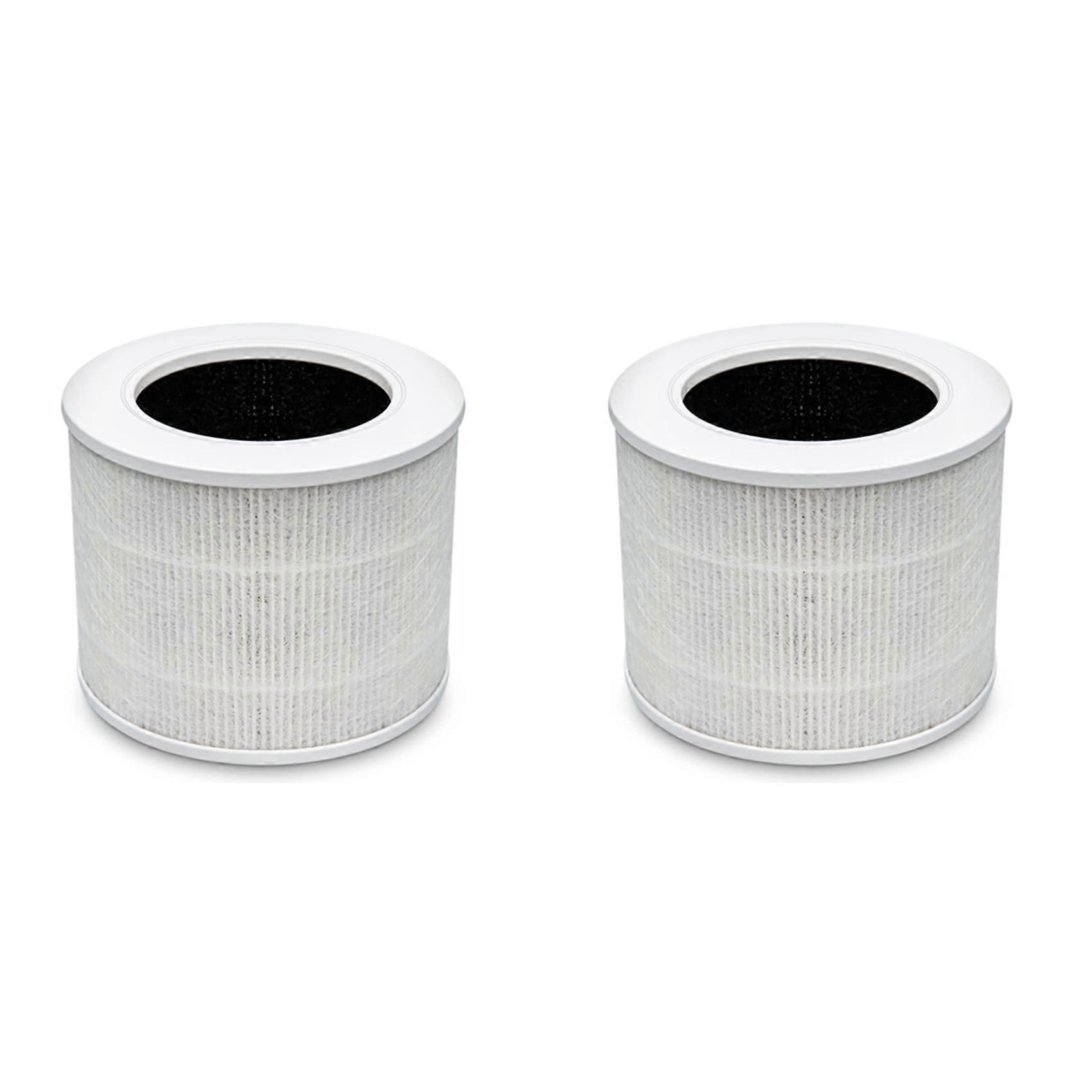 2Pcs Replacement Filter for LEVOIT Air Purifier Core Mini Part Core Mini-RF,H13 HEPA Filter 3In1 Activated Carbon Filter