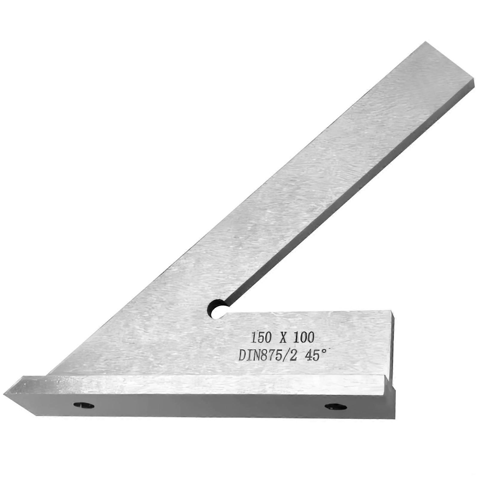Carpentry Angle Ruler 45 Degree Stainless Steel Center Finder with Base for Precise Marking