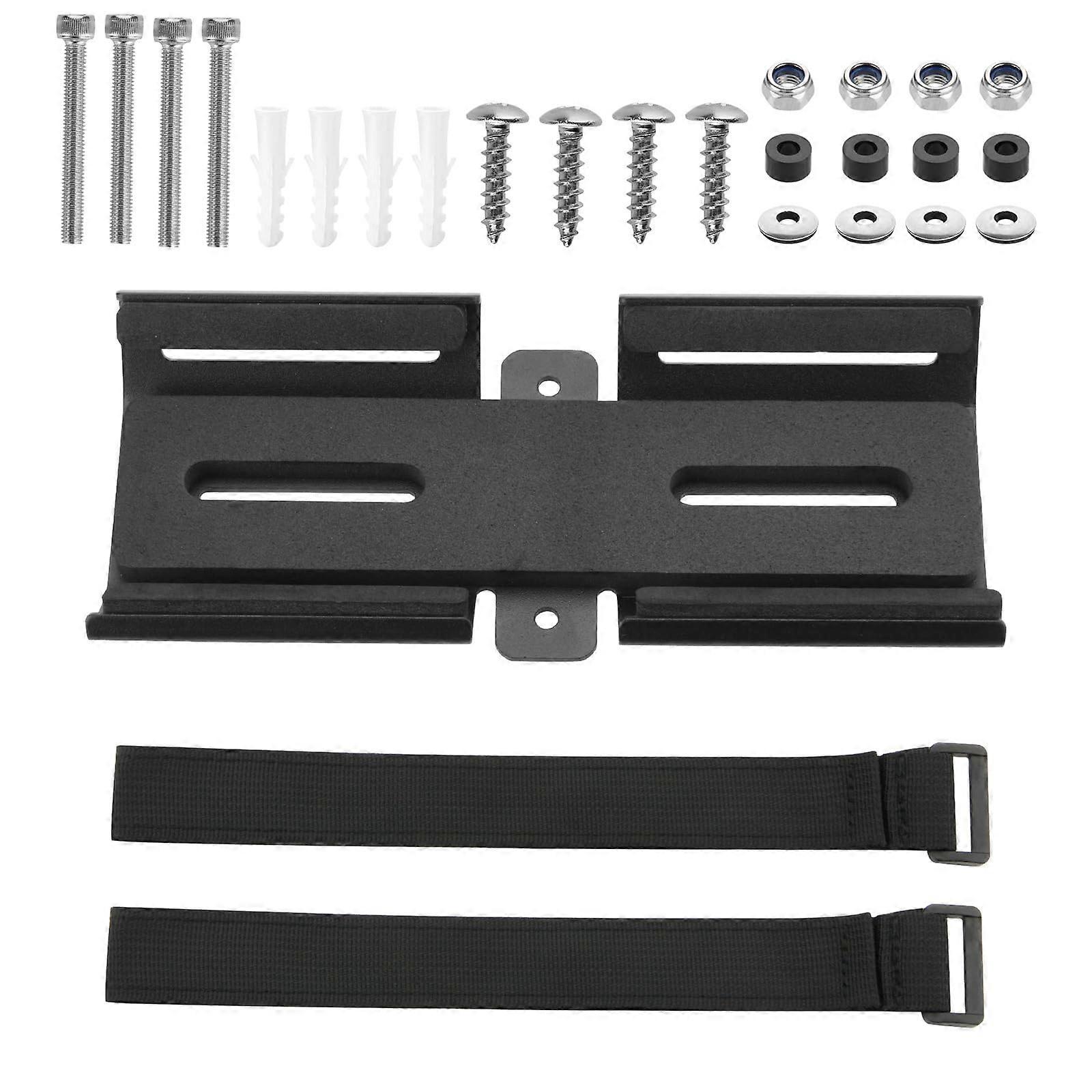 Bike Mount Bracket Fixing Stand 1Set Metal For Loudspeaker Up To 36 Cm Circumference With Nylon Straps