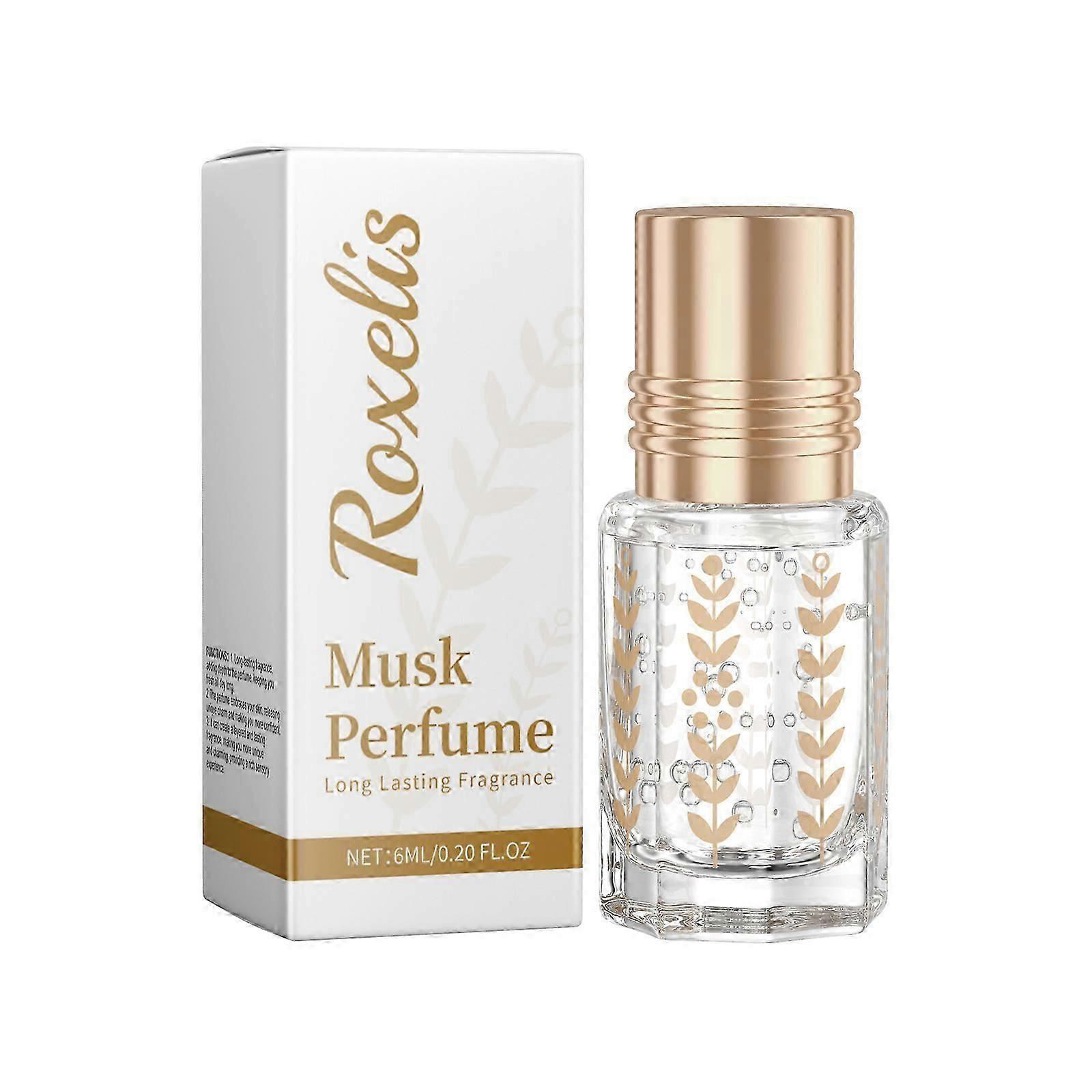 Elegant blommig myskparfym - långvarig, resevänlig, 6ml