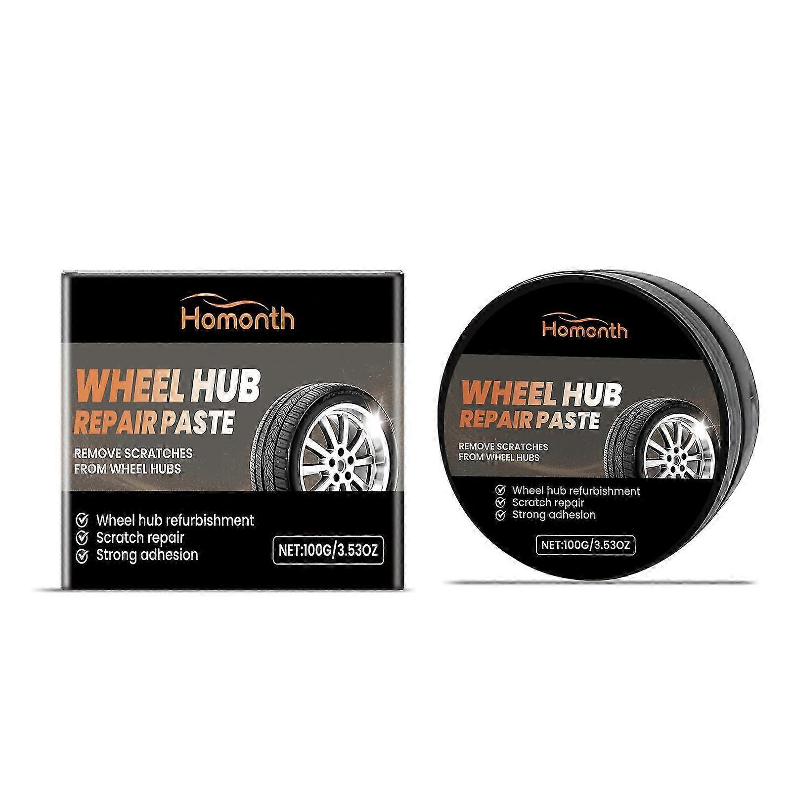 Car Hub Polishing Paste - Restores Shine & Cleans Wheels Effortlessly, 100g