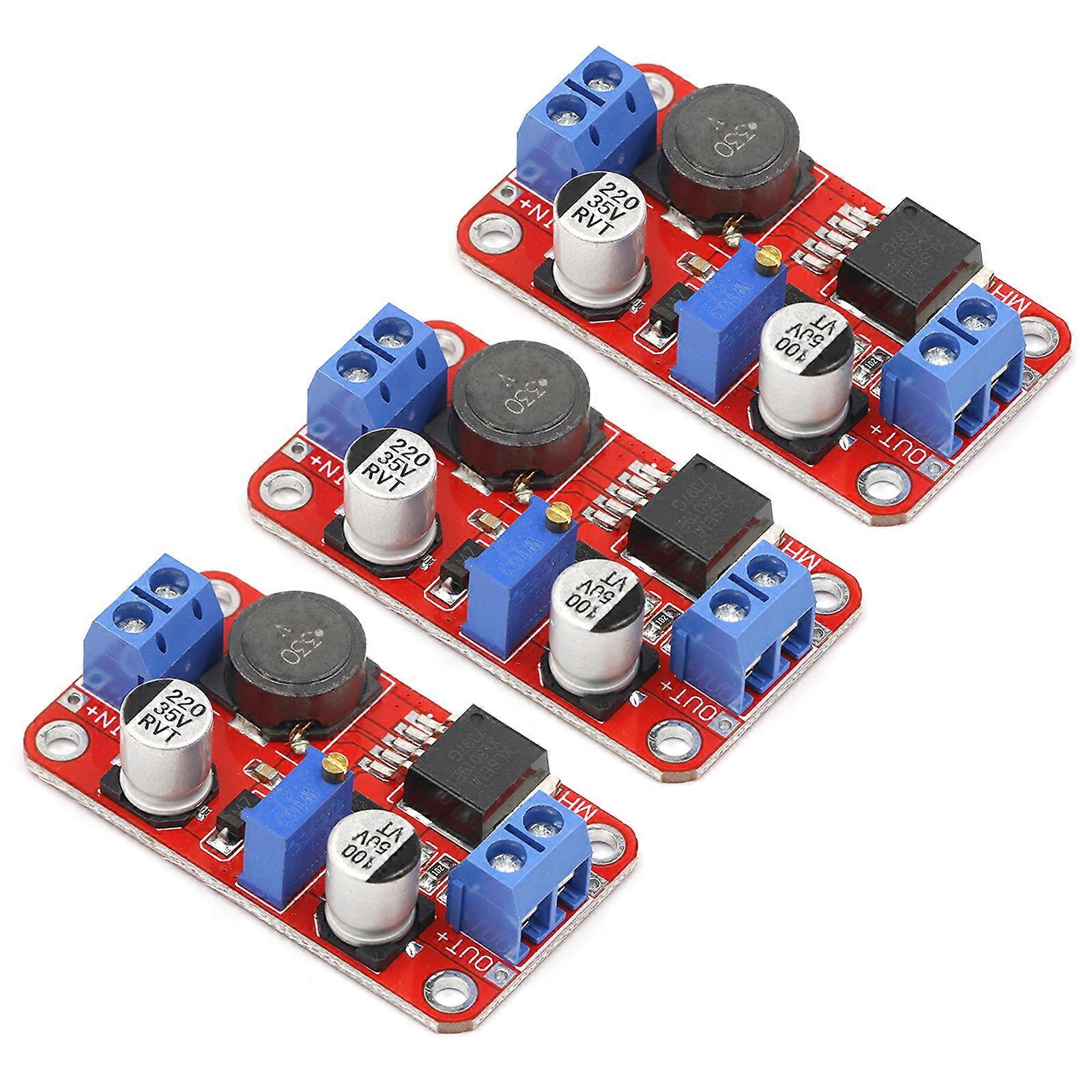 XL6019 High Efficiency 96% Voltages Convert Module 5A Adjustable with Protections Features for Circuits Multicolor